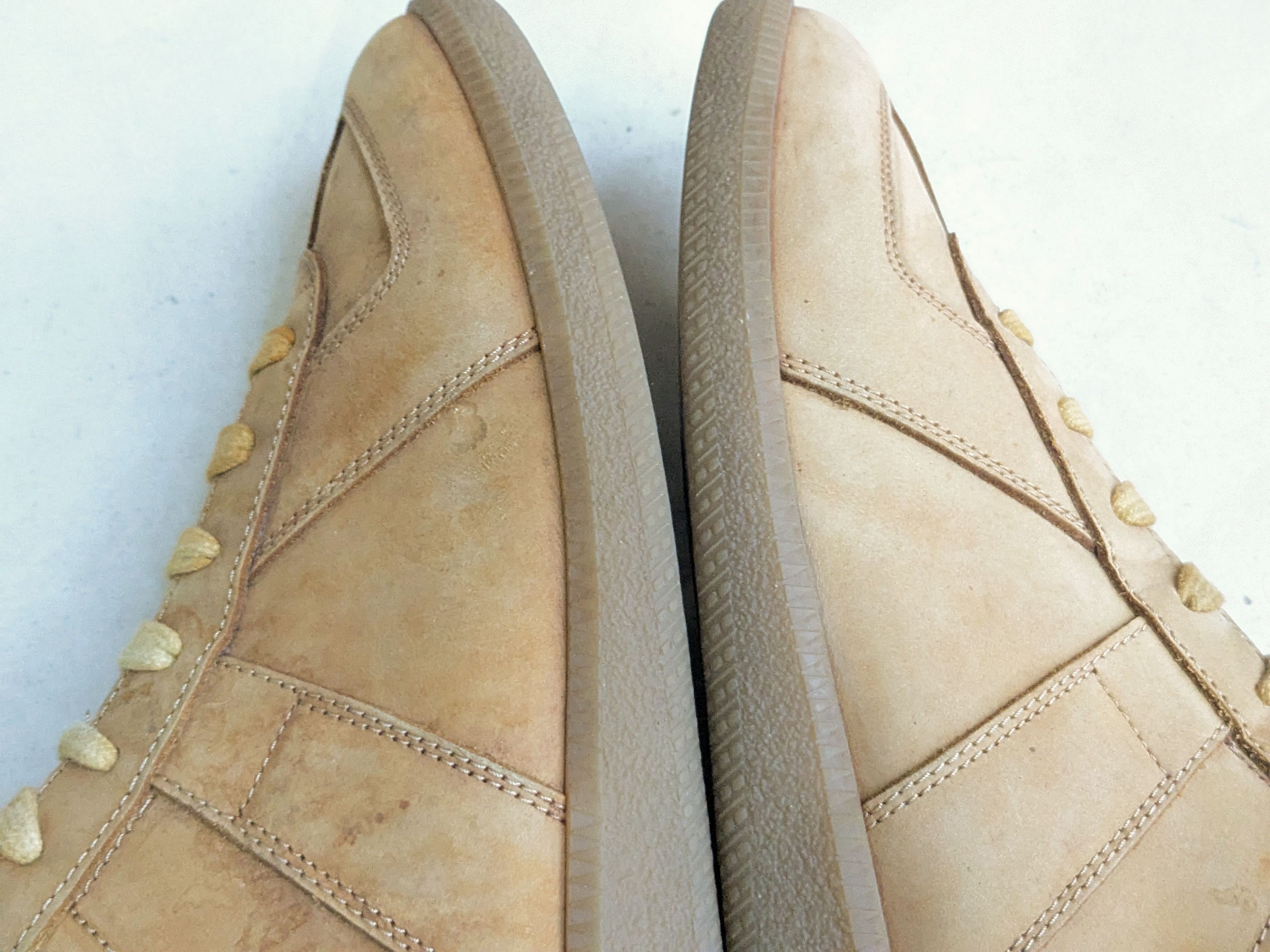 Maison Margiela Maison Margiela GAT Replica Wheat 10 43 Low Tops Size US 10 / EU 43 - 8 Thumbnail