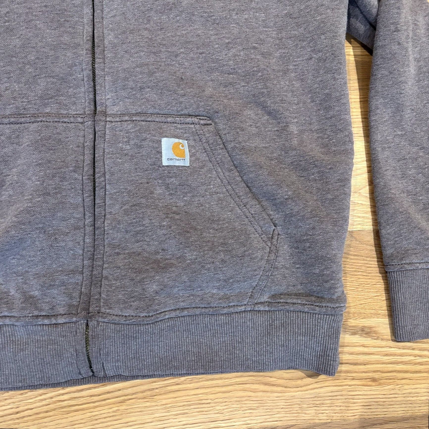 Carhartt Carhartt Hoodie Clarksburg Sweatshirt 102787 Blackberry Heather Size M Women's Logo Hooded Full Zip Size M / US 6-8 / IT 42-44 - 2 Thumbnail