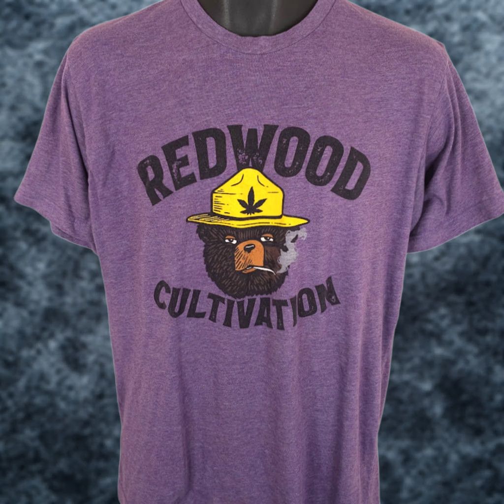 Tultex Tultex Redwood Cultivation T Shirt Mens Size L Purple Grow Team Las Vegas Cannabis Vintage: No Size US L / EU 52-54 / 3 - 1 Thumbnail
