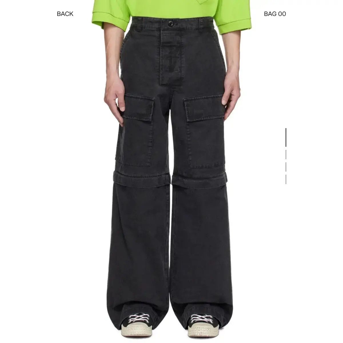 Acne Studios Acne Studios Wide Leg Baggy Convertible Cargo Pants Size US 32 / EU 48 - 16 Thumbnail