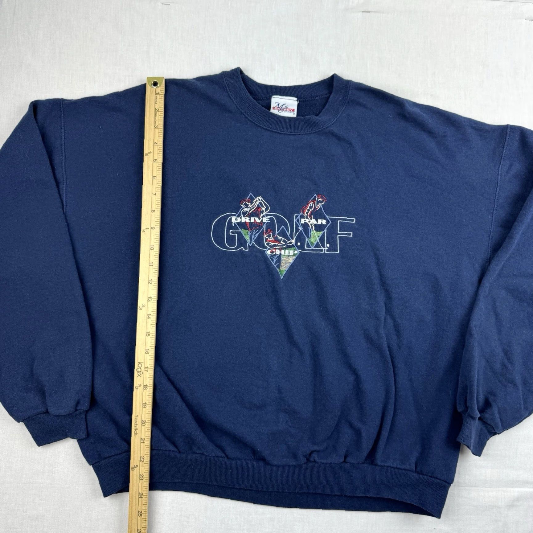 Vintage VINTAGE Unbranded Sweatshirt Women's Large Blue Embroidered Golf Sports Crewneck Pullover Nike-style? Size L / US 10 / IT 46 - 5 Thumbnail