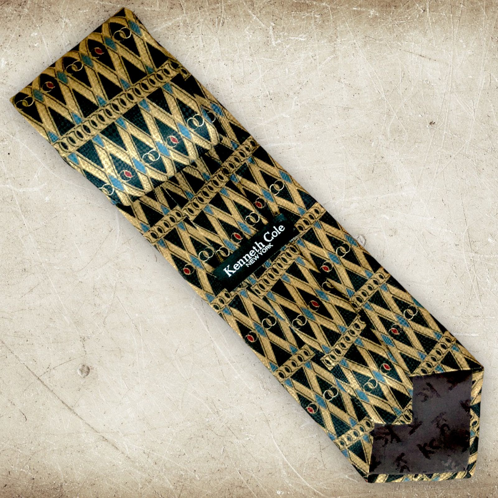 Kenneth Cole Mens Silk Tie Kenneth Cole New York Collection Size ONE SIZE - 5 Thumbnail