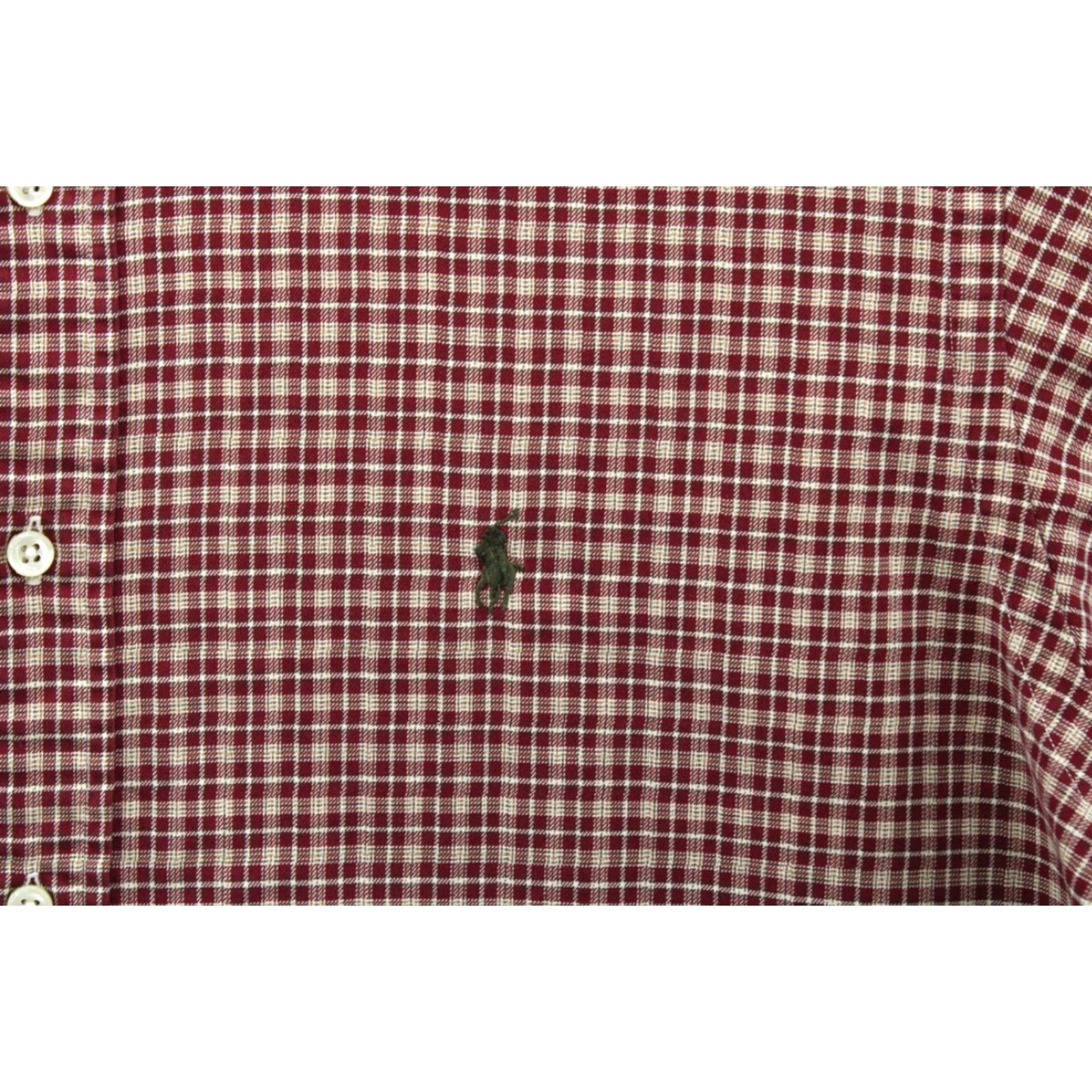 Ralph Lauren VTG Ralph Lauren Shirt Men's XL Red Plaid Long Sleeve Button-Down Preppy Casual Size US XL / EU 56 / 4 - 4 Thumbnail