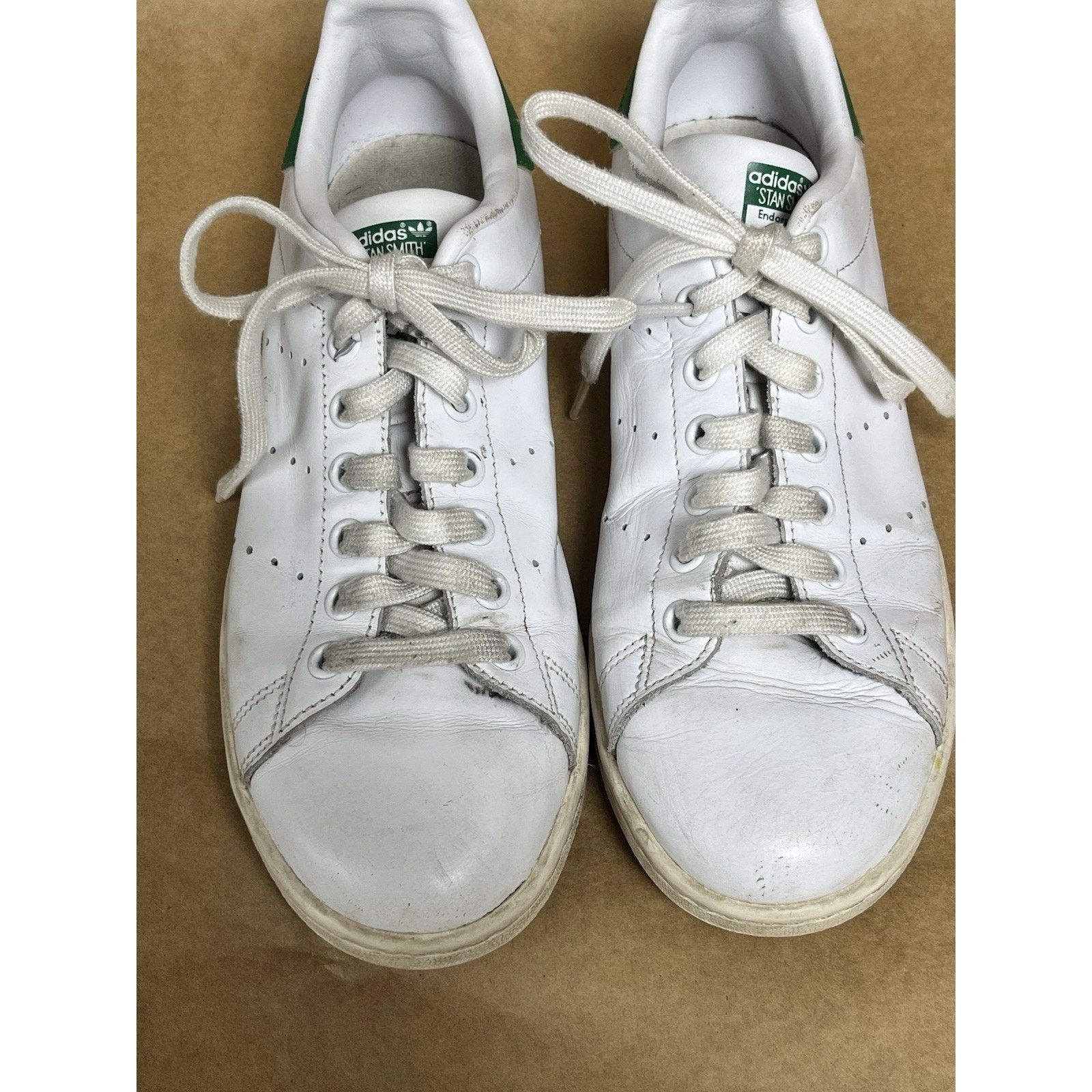 Adidas Size 8 - adidas Stan Smith White Green Size US 8 / EU 41 - 4 Thumbnail