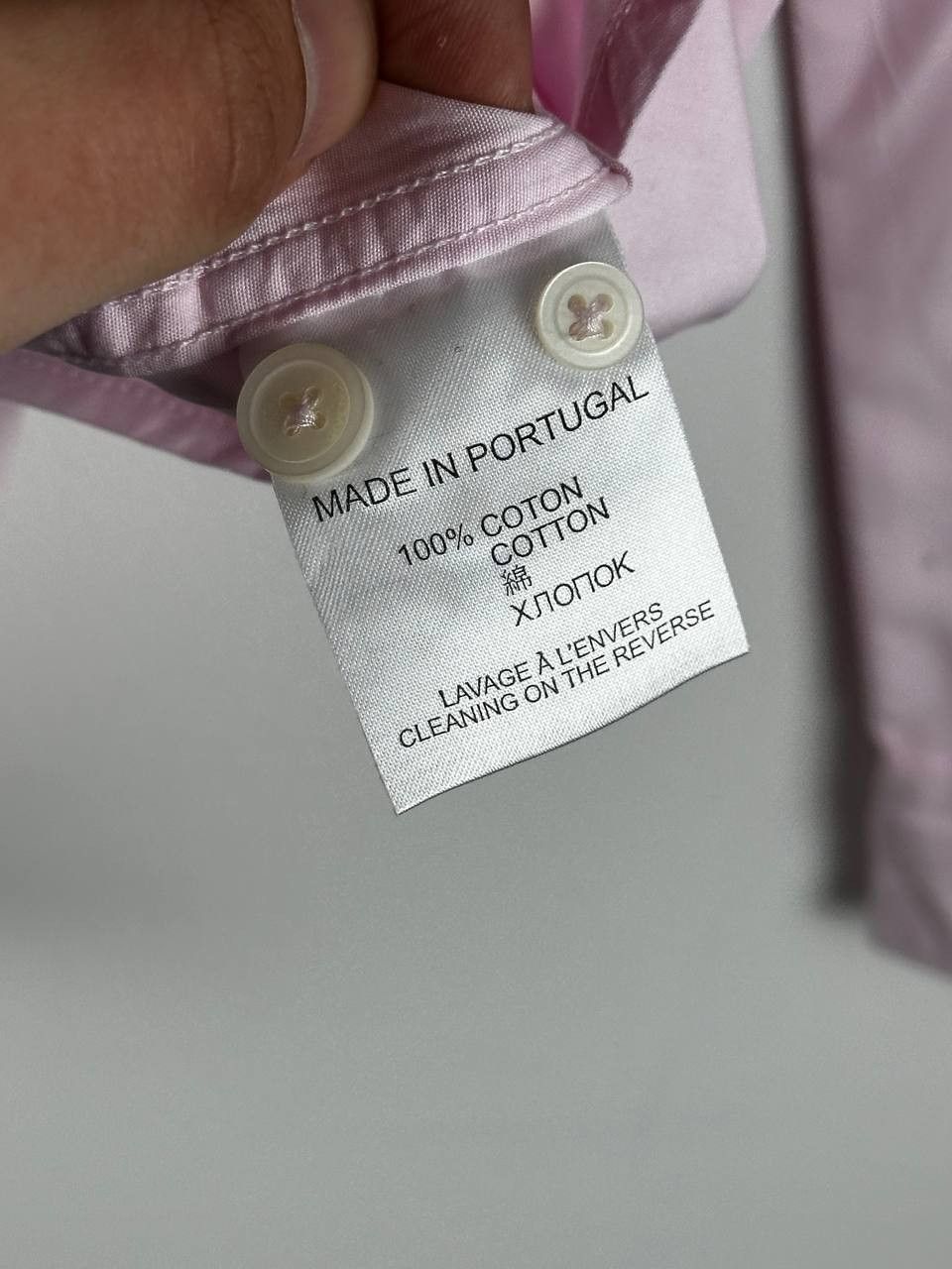 Givenchy Givenchy Luxury Dress Shirt Pink Size US S / EU 44-46 / 1 - 8 Thumbnail