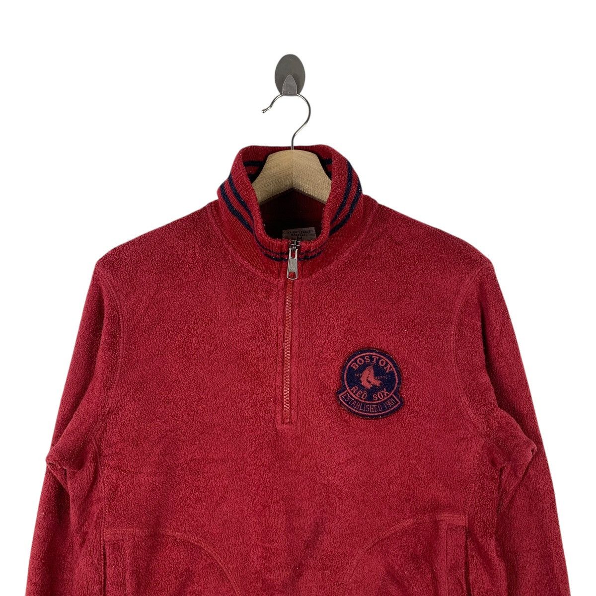 Other Boston RED SOX MLB Baseball Team Half Zipper Sweatshirt Size US M / EU 48-50 / 2 - 3 Thumbnail