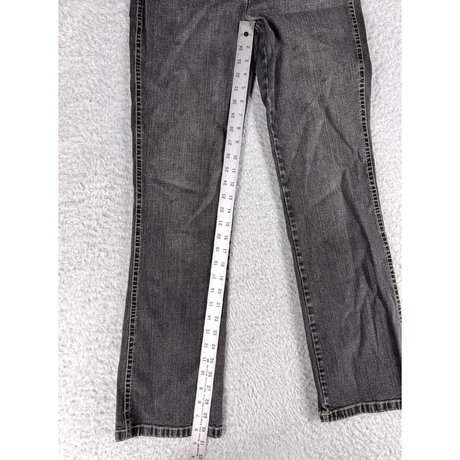 Gloria Vanderbilt Gloria Vanderbilt Jeans Women's 8 Denim 5-Pocket Stretch Regular Mid Rise 30.5 Inseam Black Womens Size 30" / US 8 / IT 44 - 7 Thumbnail