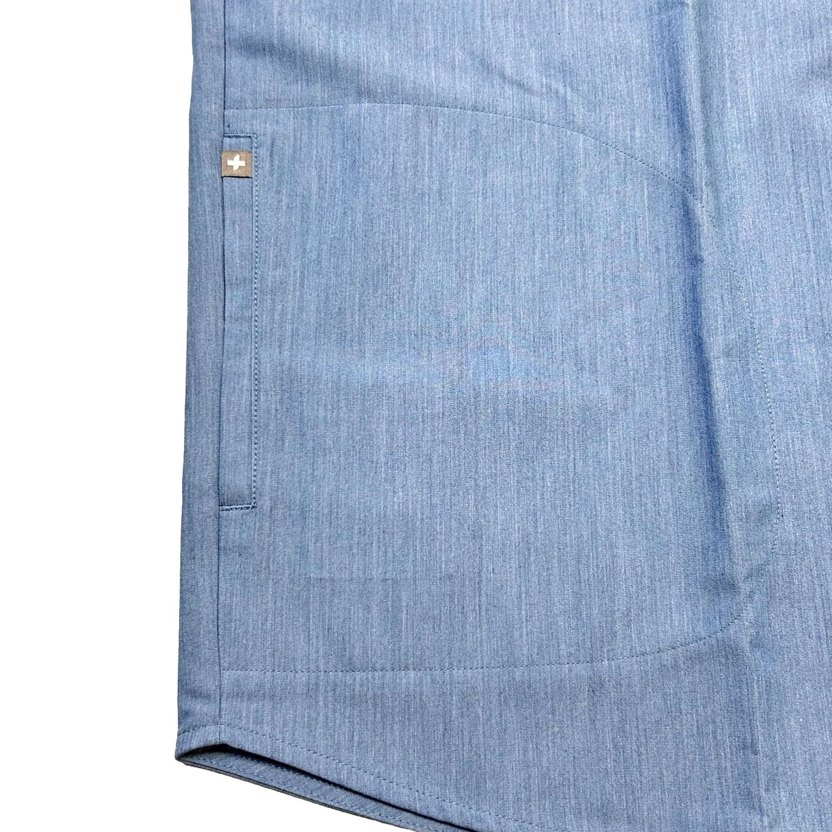Vintage FIGS Scrub Top Shirt Womens 2XL Blue Solid Modern Raphaela Scrub Top 2XL Womens Blue FIGS Size XXL / US 16-18 / IT 52-54 - 7 Thumbnail