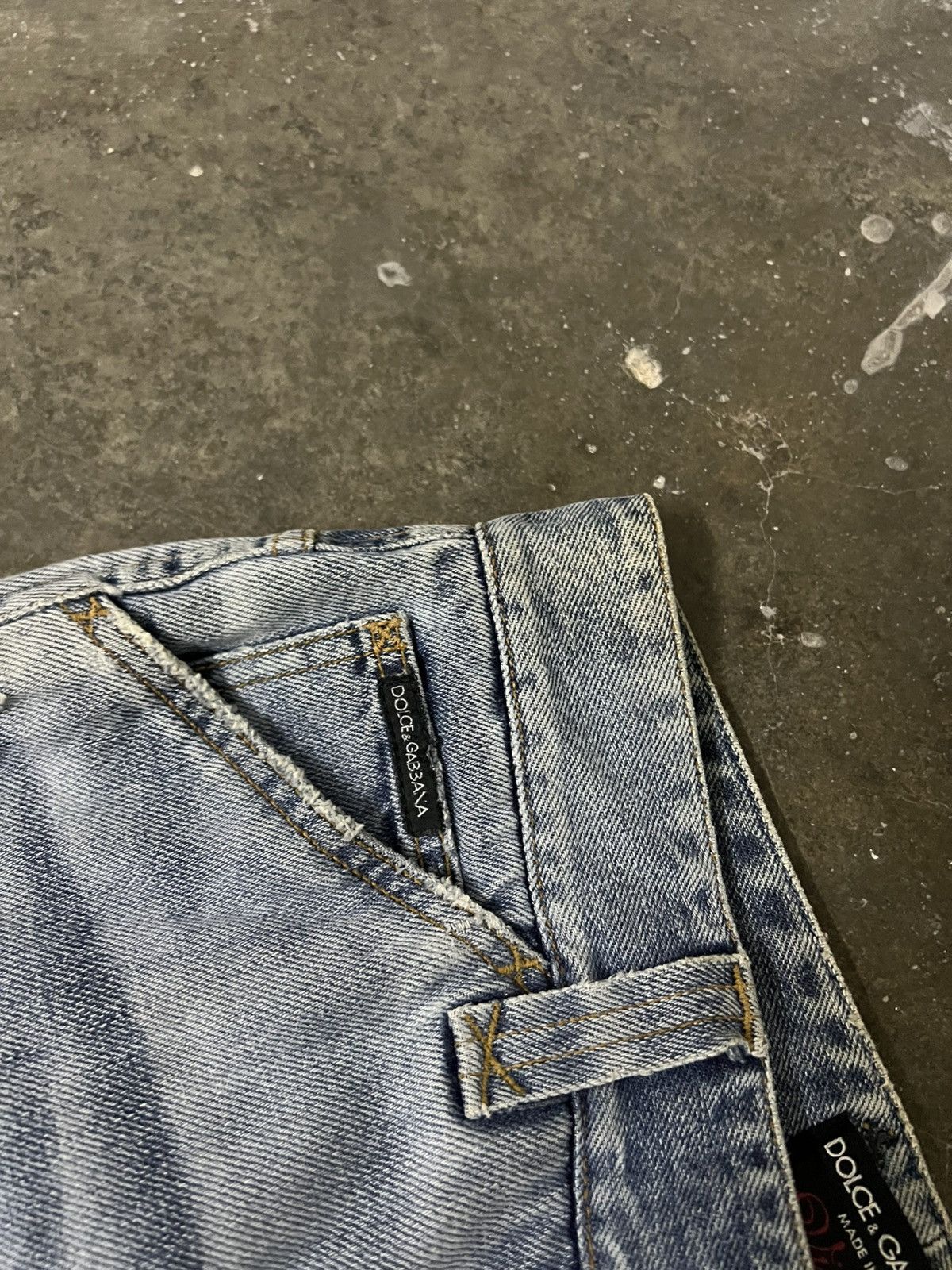 Dolce & Gabbana 💥Dolce & Gabbana Vintage Distress Y2K Jean Size 29" - 10 Thumbnail
