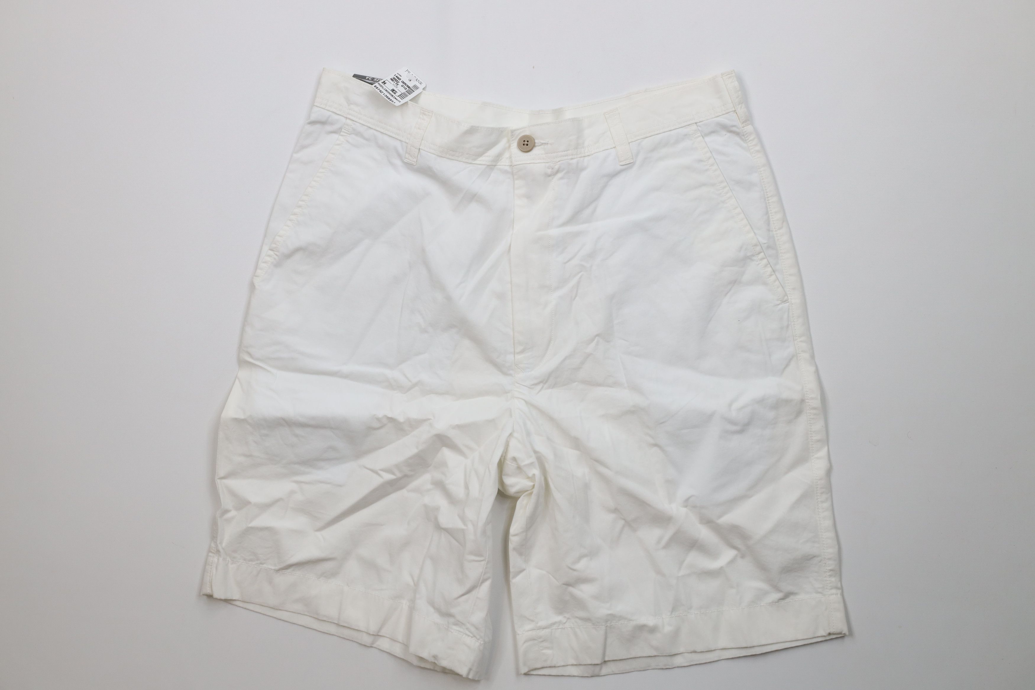 Jos. A. Bank Deadstock Vintage Y2K Jos A Bank Chino Shorts White Cotton Size US 34 / EU 50 - 1 Thumbnail