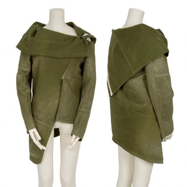 Comme des Garcons Comme Des Garcons size F Moss-green transformable coat wit Size S / US 4 / IT 40 - 1 Thumbnail