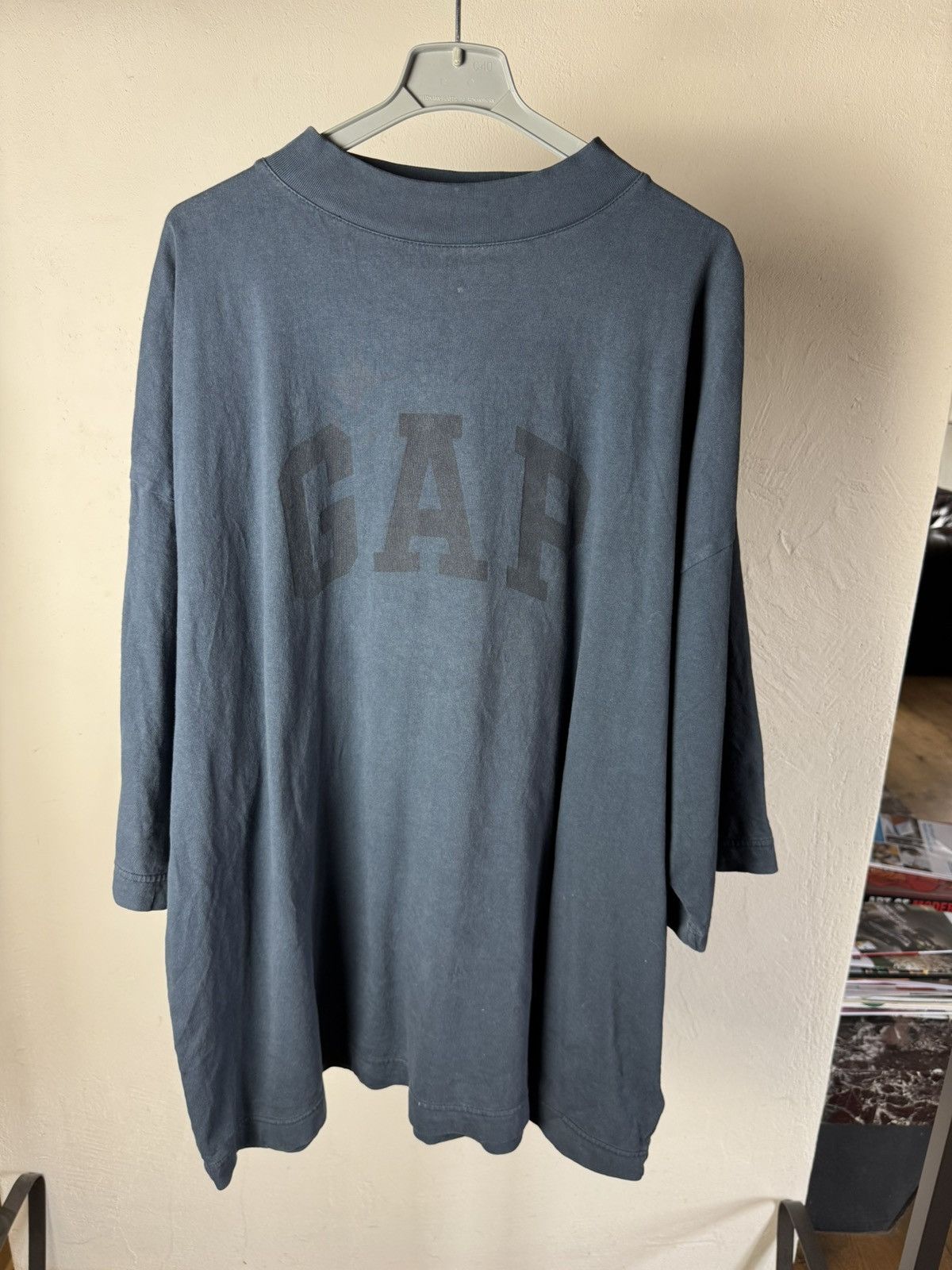 Gap × Yeezy Yzy x Gap blue dove T-shirt Size US S / EU 44-46 / 1 - 2 Thumbnail