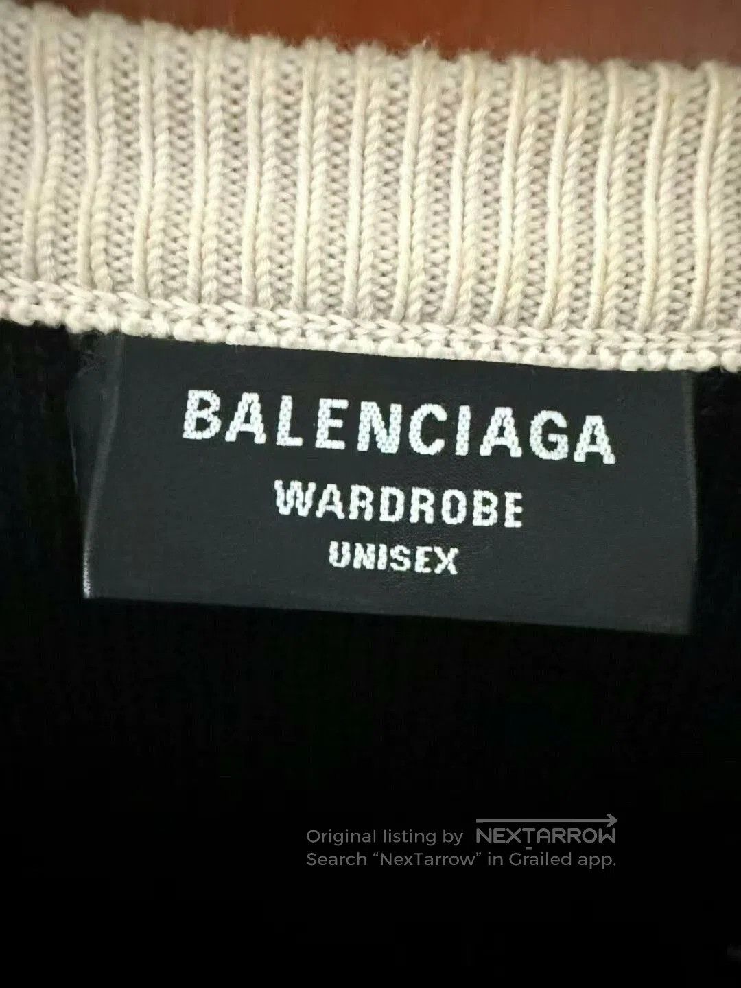 Balenciaga balenciaga beige printed pullover sweater size s. Size US S / EU 44-46 / 1 - 2 Thumbnail