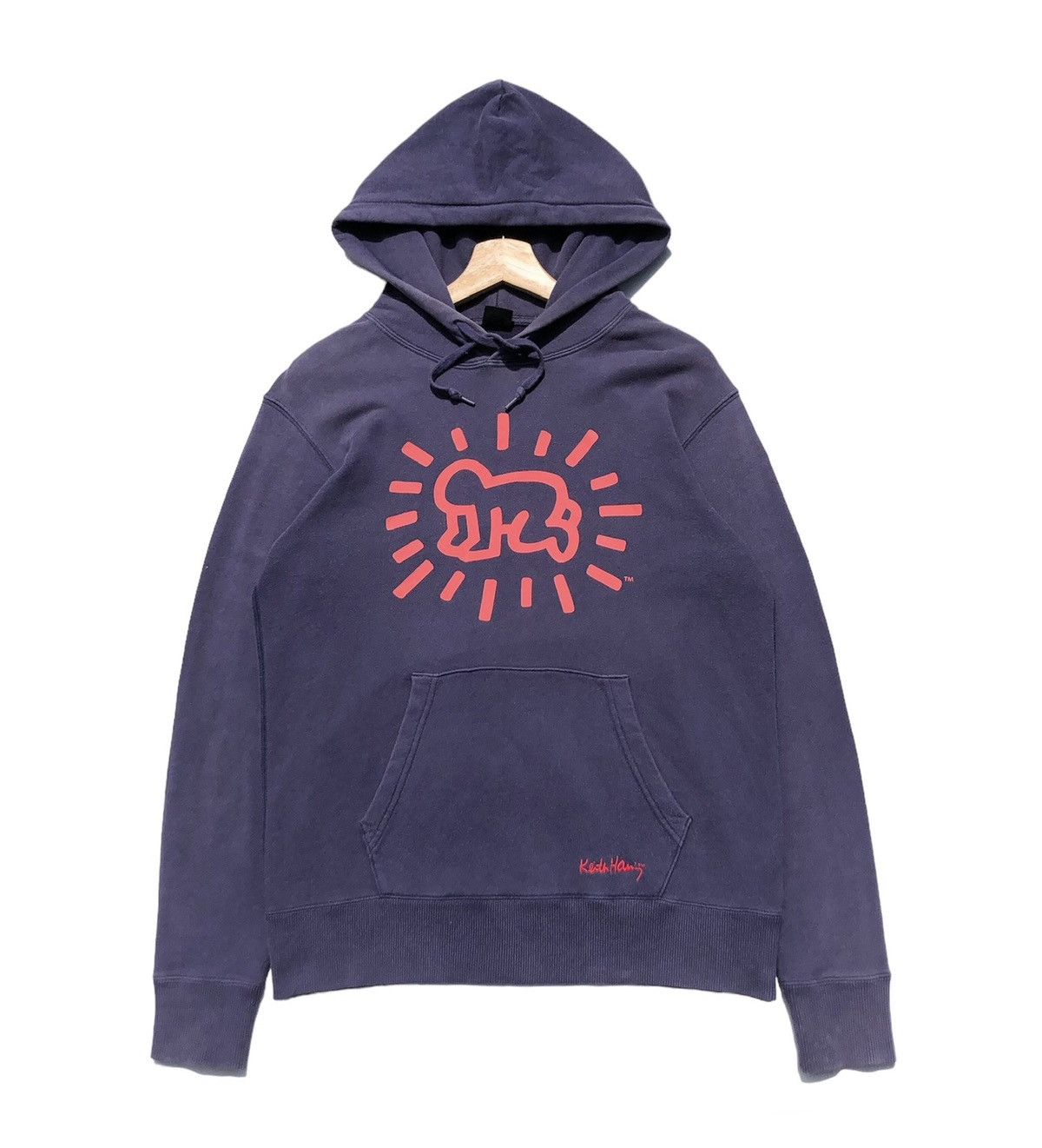 RARE‼️ Keith Haring Hoodies (Faded Colour)