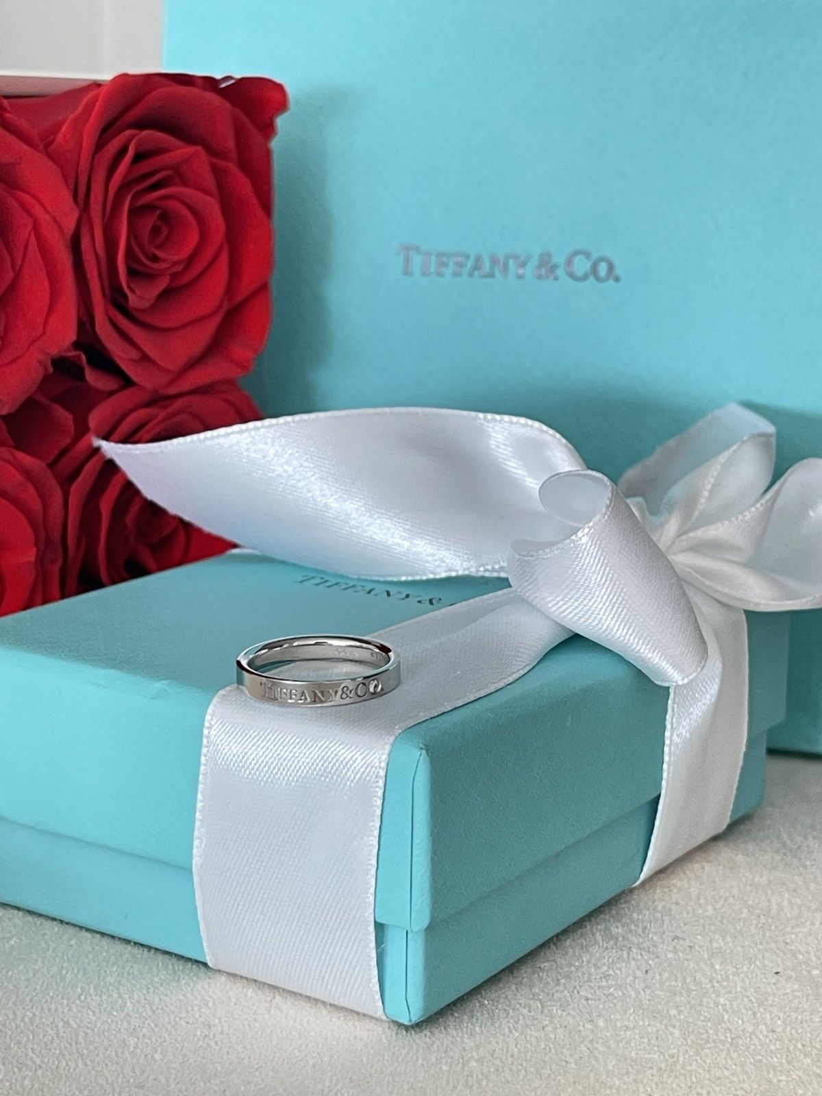 Tiffany & Co. Tiffany & Co. Band Ring in Platinum Diamond 5.5 NEW $2,400 Size ONE SIZE - 13 Thumbnail