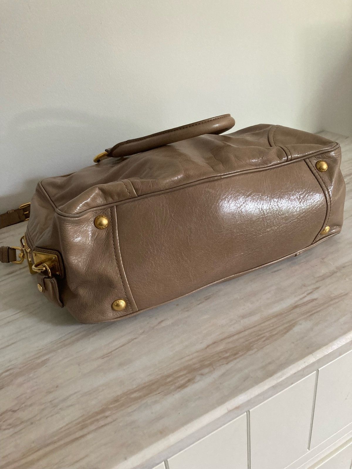 Prada Vitello Shine Handbag Size ONE SIZE - 7 Thumbnail