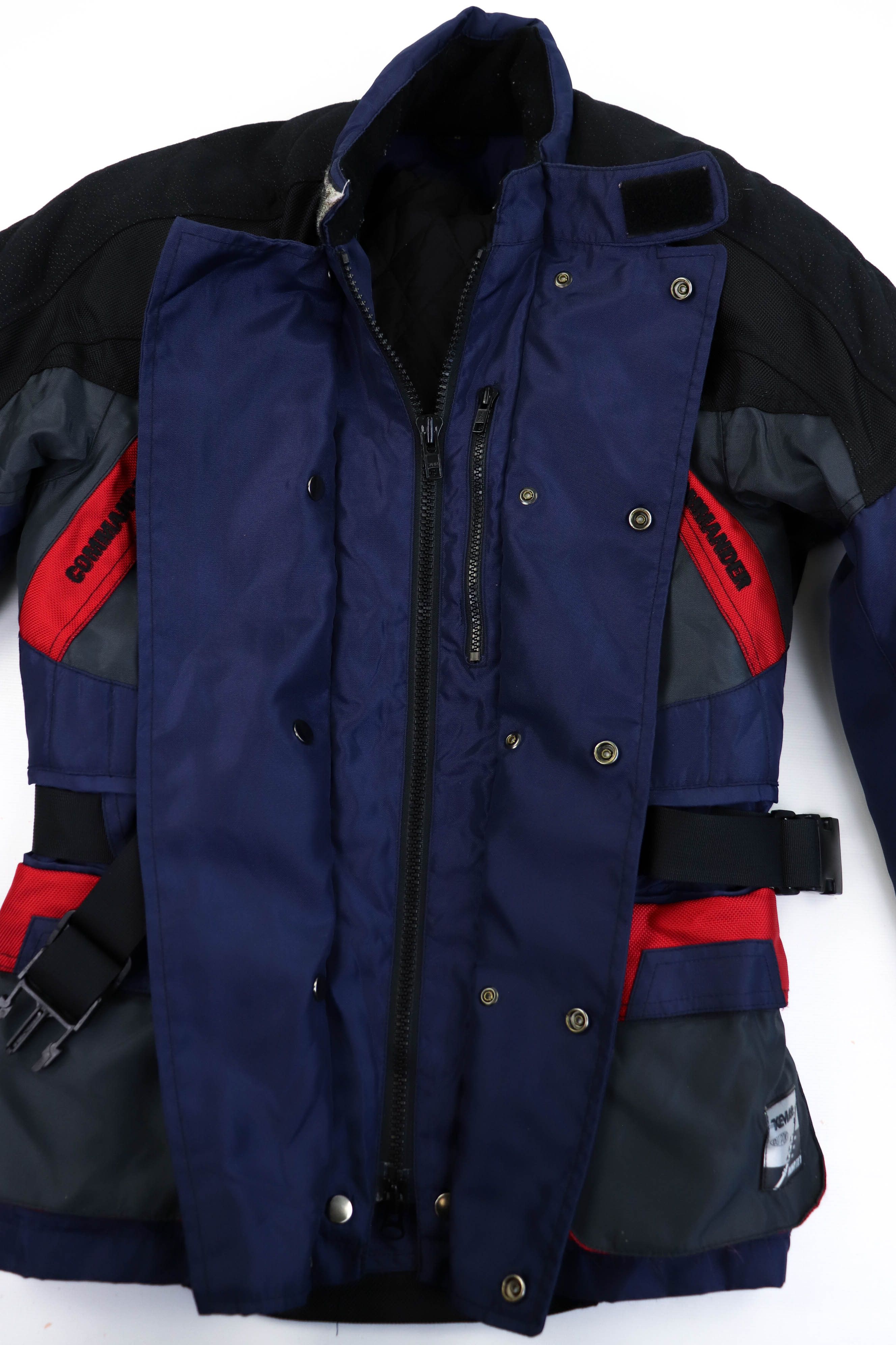 Vintage IXS Vintage Biker Kevlar Cordura Nylon Motorcycle Jacket Size US S / EU 44-46 / 1 - 13 Thumbnail