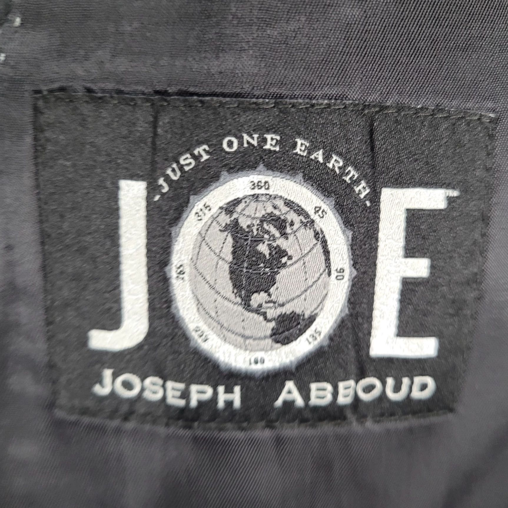 Joseph Abboud Joseph Abboud Black 100% Wool Blazer 2 Button Notch Double Vented Size 48R Size 48R - 3 Thumbnail