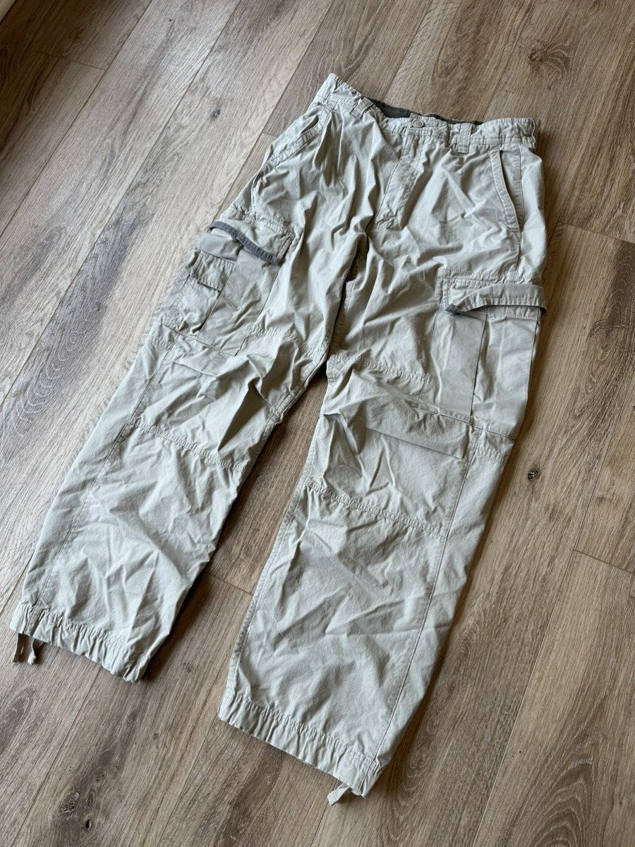 Gap Vintage Gap Wide Leg Cargo Pants Beige Cotton Size US 32 / EU 48 - 6 Thumbnail