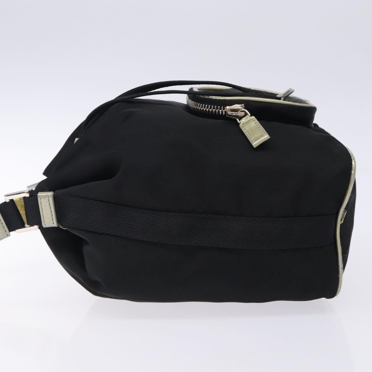 Prada PRADA Hand Bag Nylon Black Silver Size ONE SIZE - 5 Thumbnail