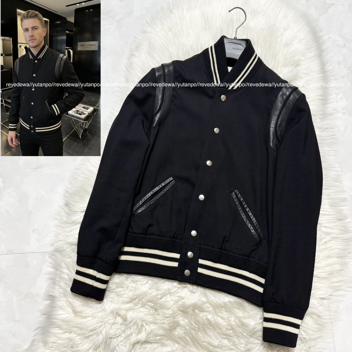 Saint Laurent Paris Authentic, Classic Saint Laurent Paris Teddy Jacket Size US S / EU 44-46 / 1 - 1 Thumbnail