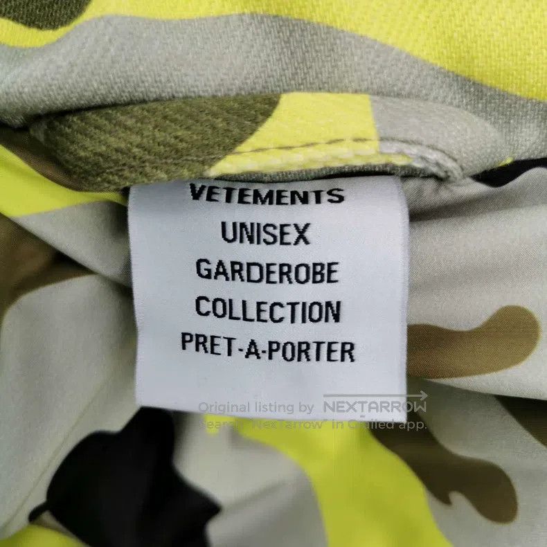 Vetements Vetements Pure cotton color-block zipper down jacket size Size US S / EU 44-46 / 1 - 6 Thumbnail
