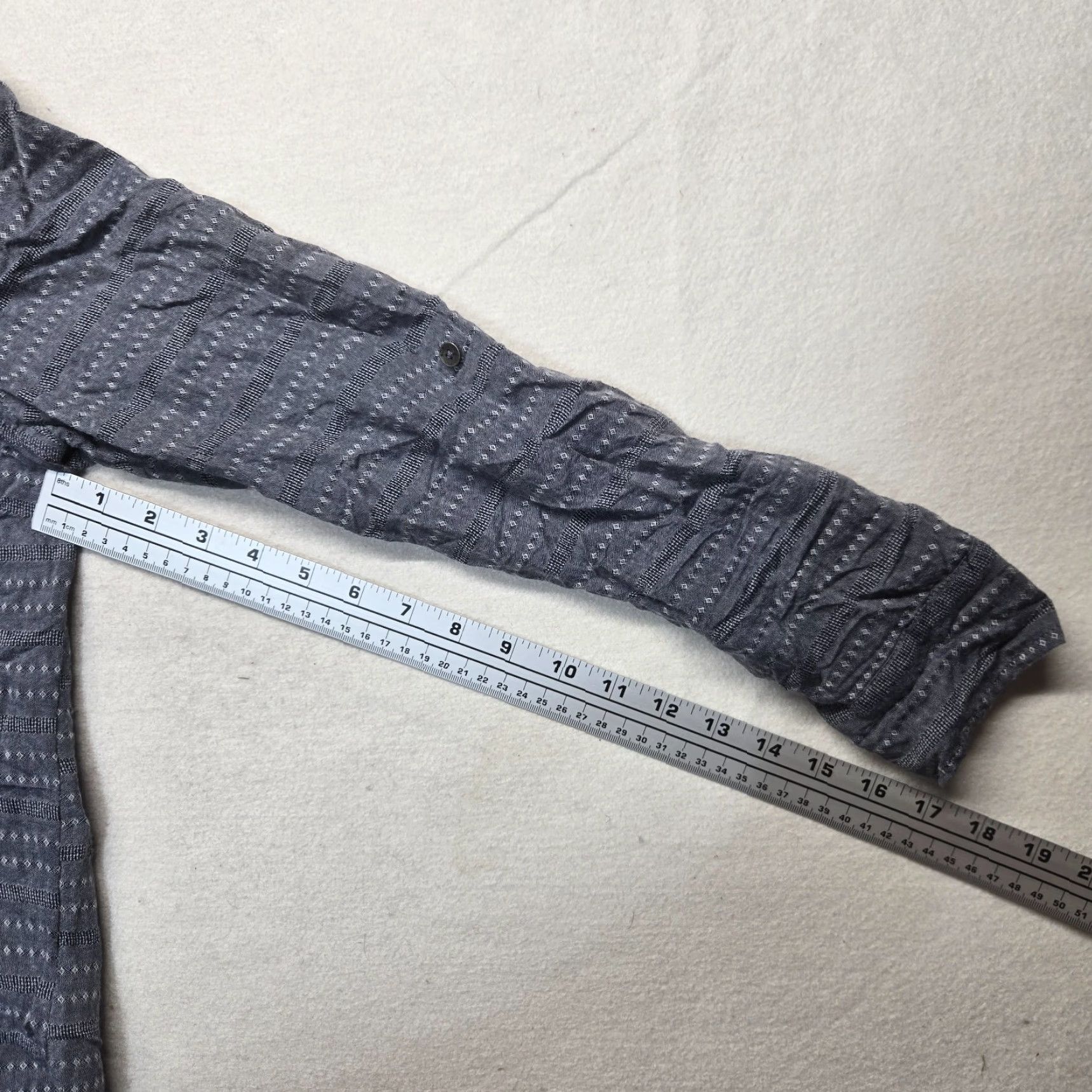 Vintage ROXY Shirt Gray Long Sleeve Button Up Blouse Adult Women's 8 Top Size M / US 6-8 / IT 42-44 - 7 Thumbnail