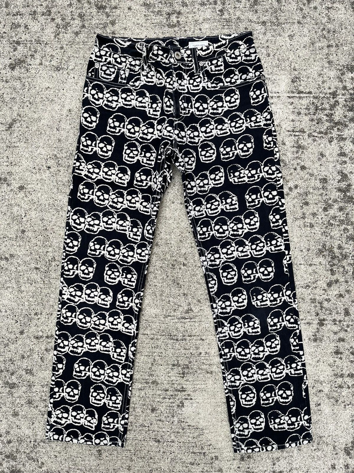 Hysteric Glamour Hysteric Glomour Skull Pile Pants archive y2k Size US 29 - 1 Thumbnail
