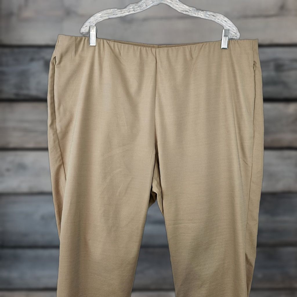J. Jill **J Jill Women's Brown Essential Cotton Stretch Pants Size 22W** User: J Jill Women's Brown Essential Cotton Stretch Pants Size 22W Size 40" / US 18 - 1 Thumbnail