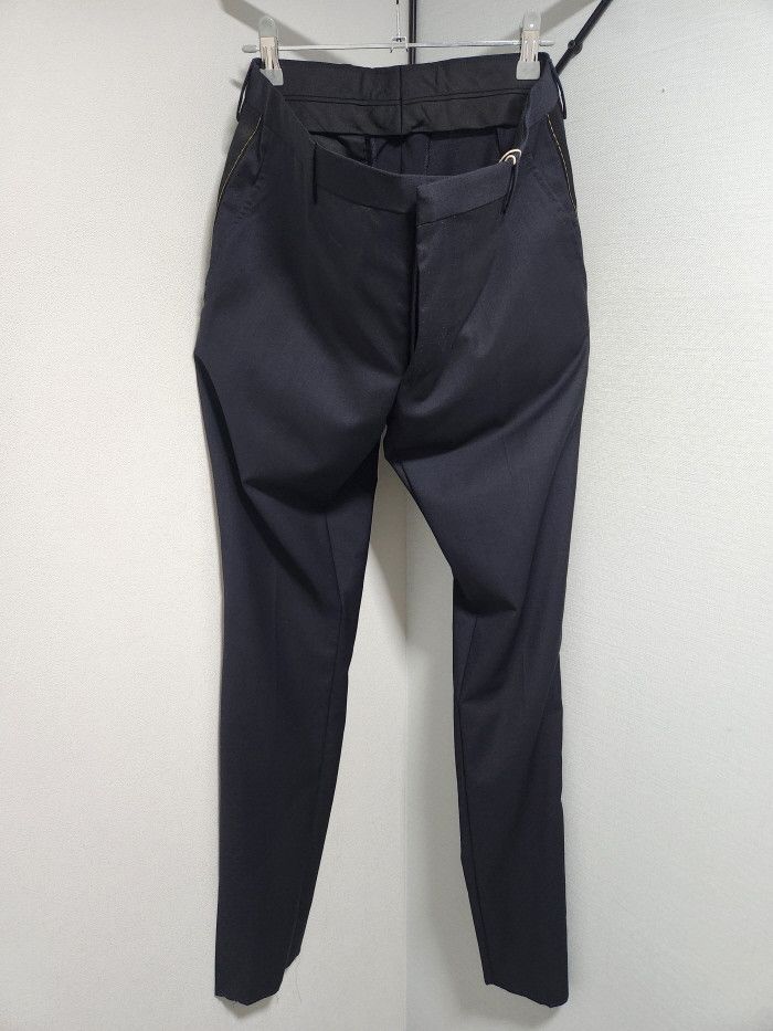 Lanvin Lanvin Contrast Striped Panel 골드스티치 Pants Size US 30 / EU 46 - 1 Thumbnail