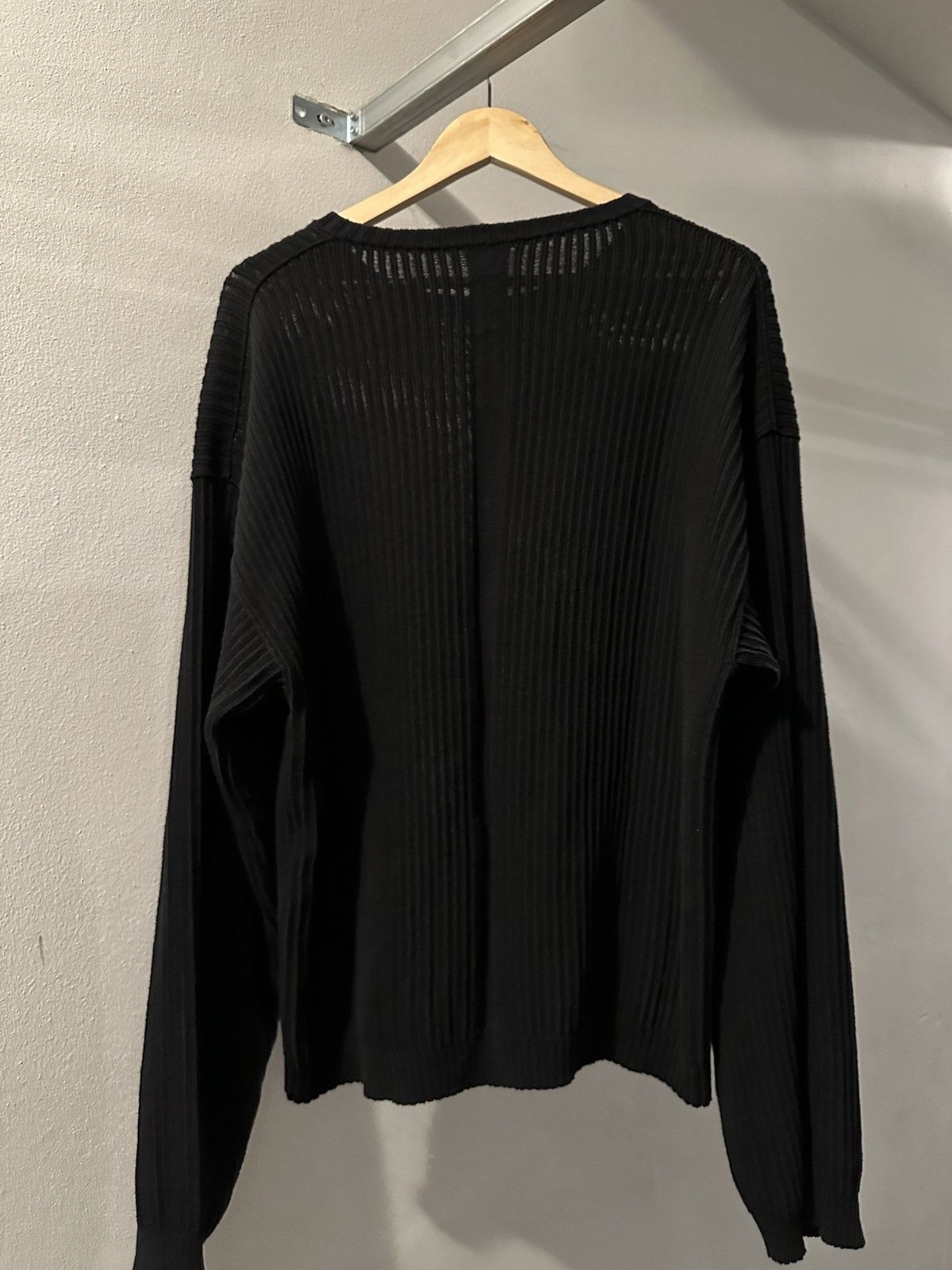 Rick Owens Biker knit sweater Size US XXL / EU 58 / 5 - 2 Thumbnail