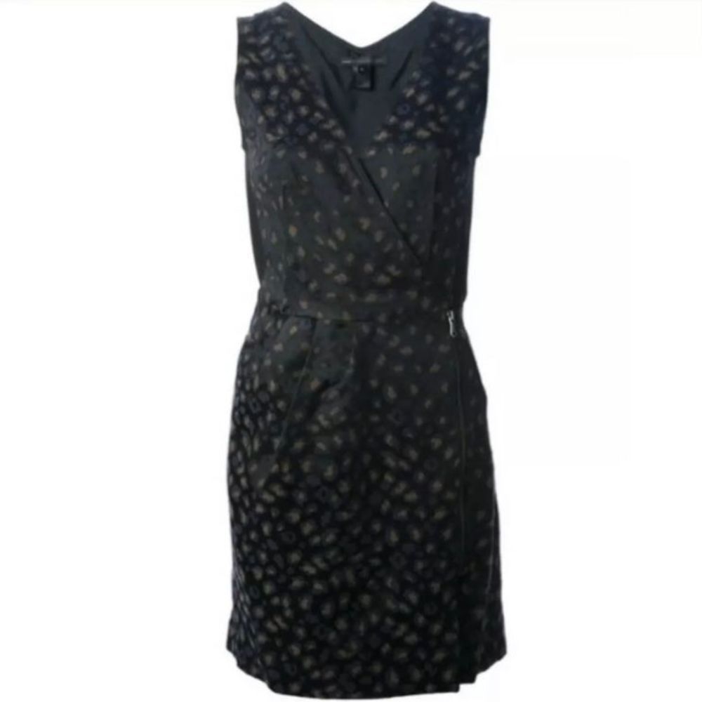 Marc by Marc Jacobs Marc by Marc Jacobs, Sasha Leopard Print Jacquard Shift Mini Dress, Women’s 8 Size M / US 6-8 / IT 42-44 - 16 Thumbnail
