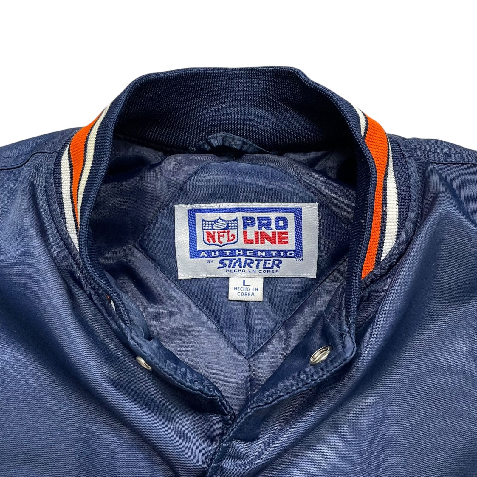 NFL RARE VTG NFL DENVER BRONCOS STARTER SATIN BOMBER JACKET L Size US L / EU 52-54 / 3 - 6 Thumbnail
