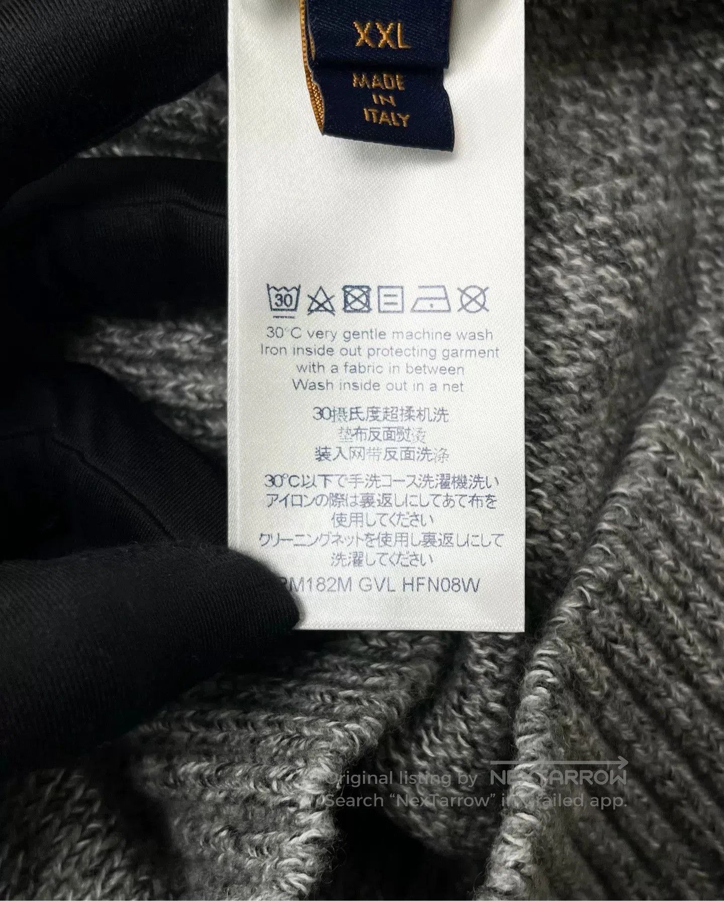 Louis Vuitton gray louis vuitton cashmere sweater. Size US XXL / EU 58 / 5 - 4 Thumbnail