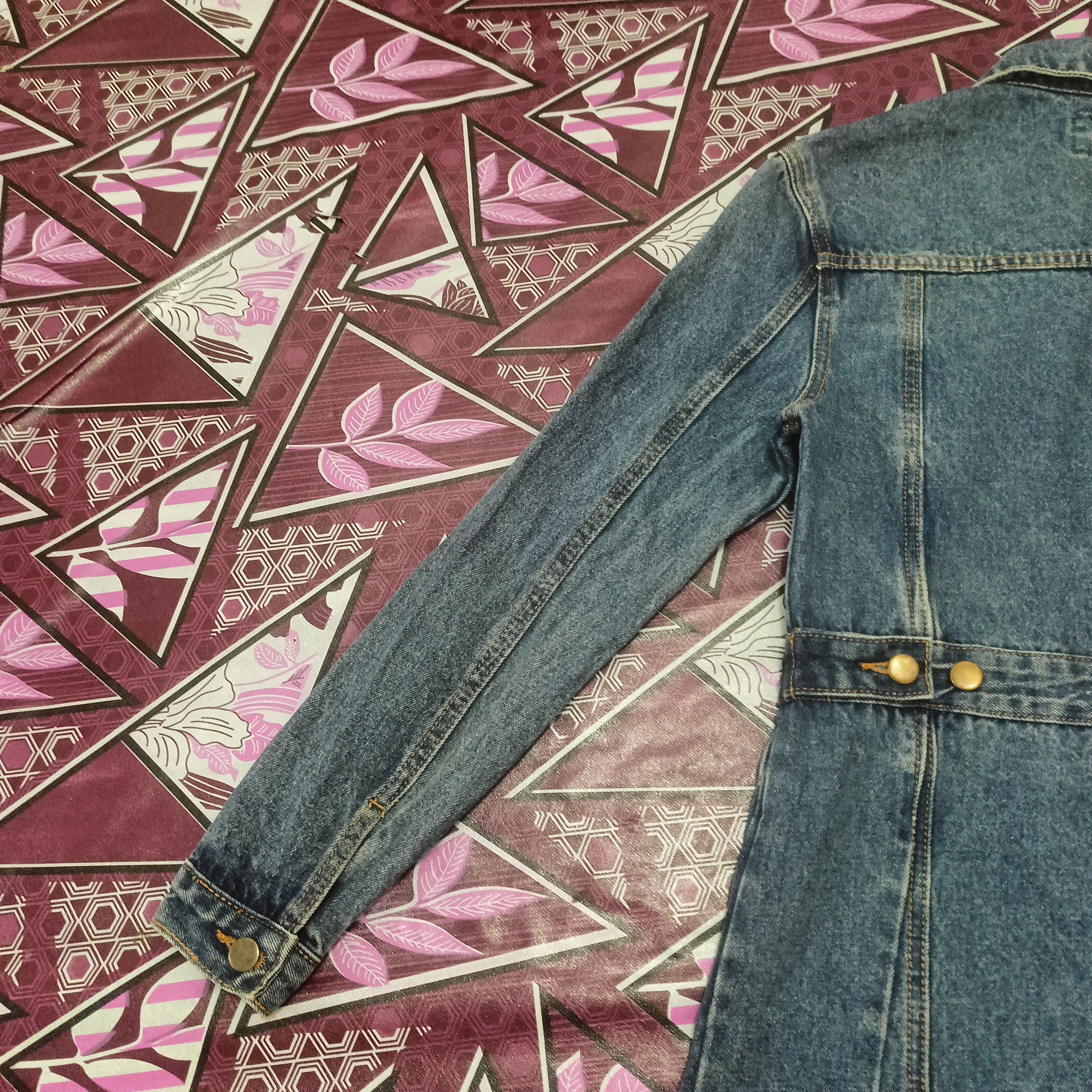 If Six Was Nine Garment Document Denim Long Jacket Button Size S / US 4 / IT 40 - 14 Thumbnail