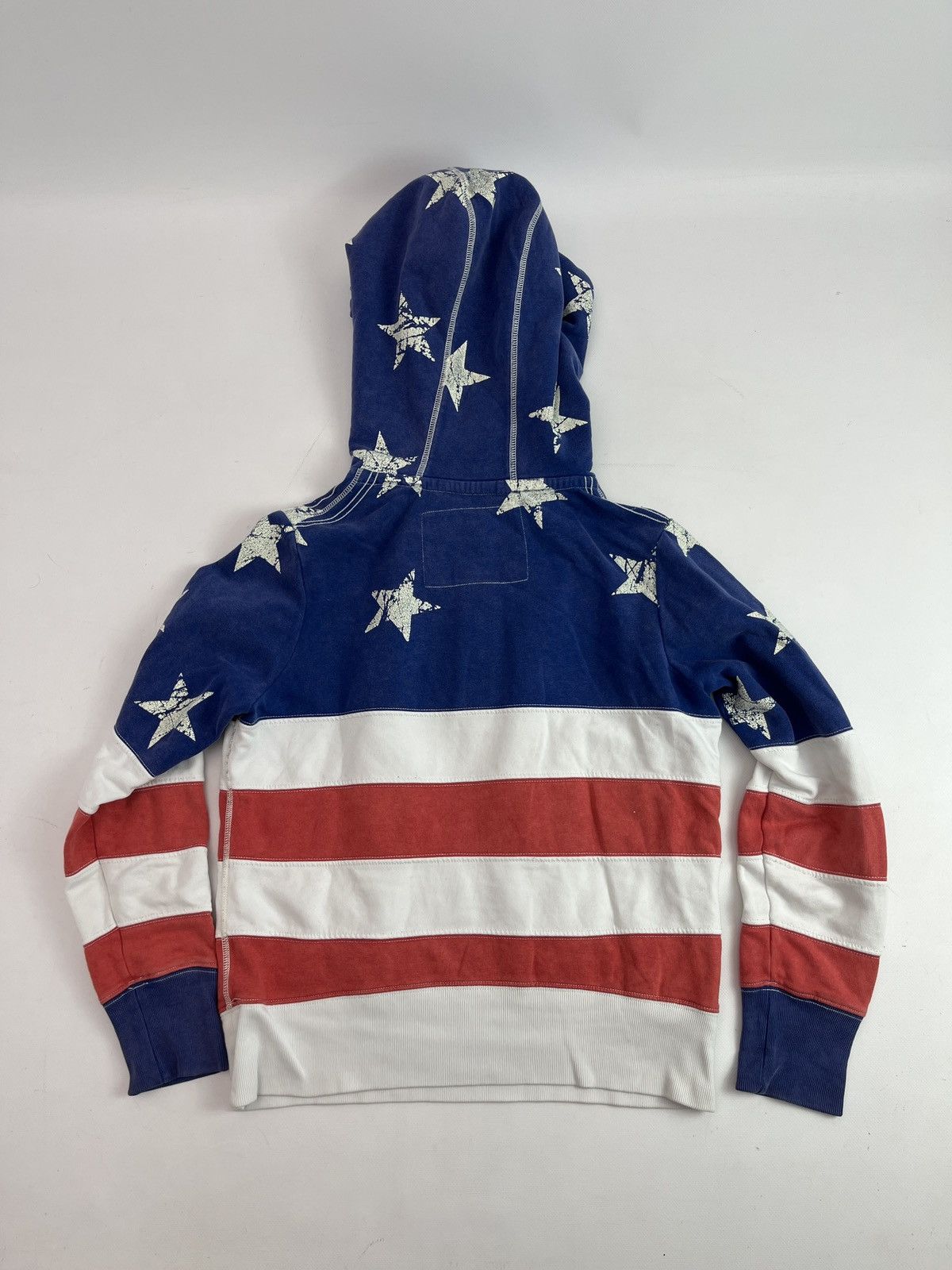 True Religion Vintage Rare True Religion USA Flag Printed Hoodie Size US S / EU 44-46 / 1 - 4 Thumbnail