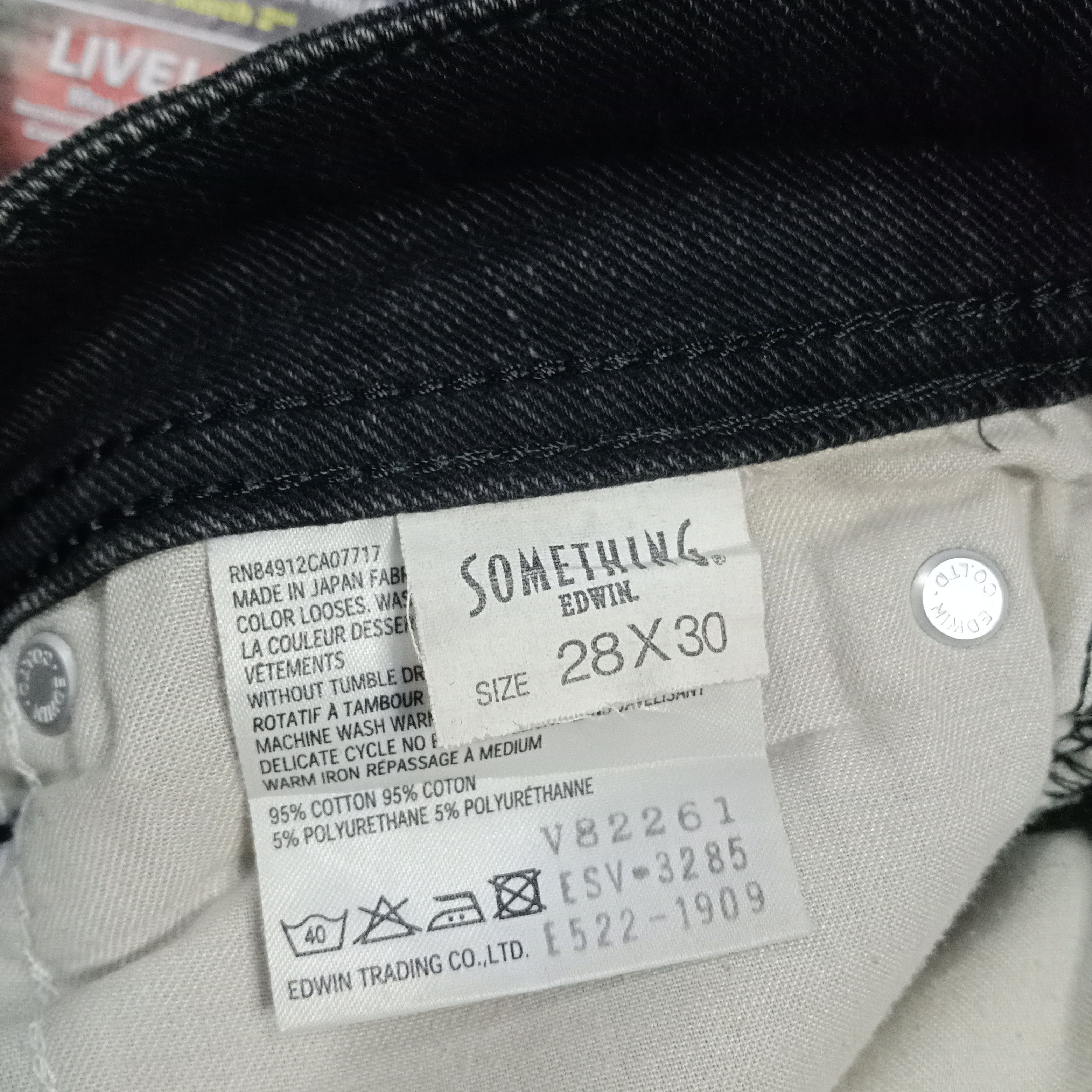 Beauty Beast × Hysteric Glamour × If Six Was Nine 🇯🇵 Y2k Seditionaries Edwin Black jeans Size 28" / US 6 / IT 42 - 8 Thumbnail
