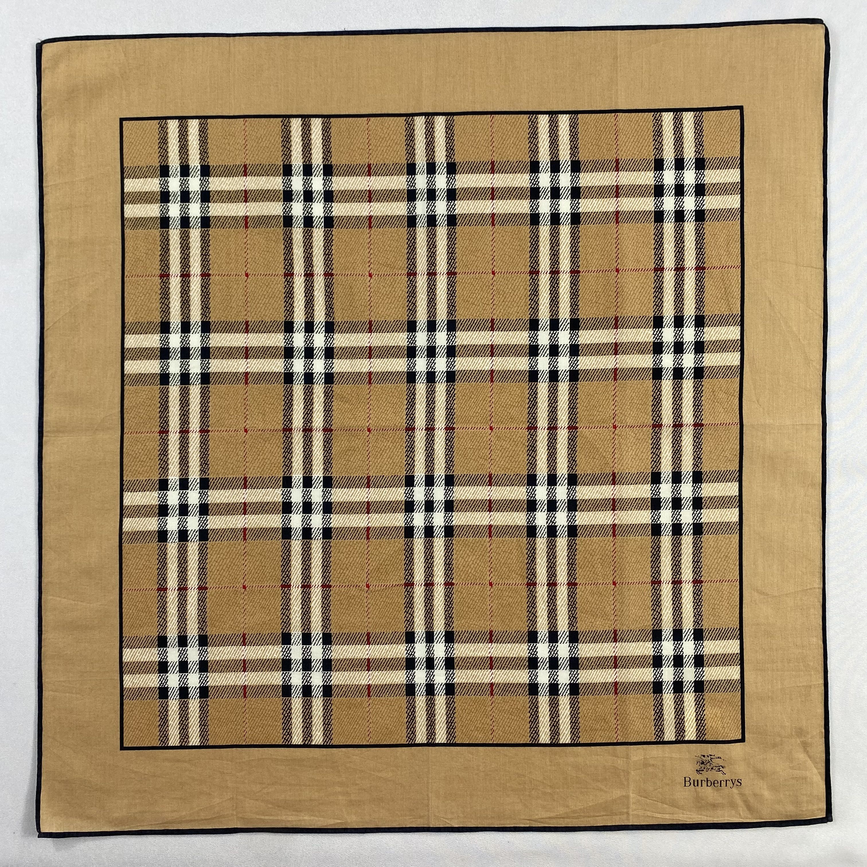 Burberry × Vintage Burberry Handkerchief / Neckerchief / Bandana-P1633 Size ONE SIZE - 1 Thumbnail