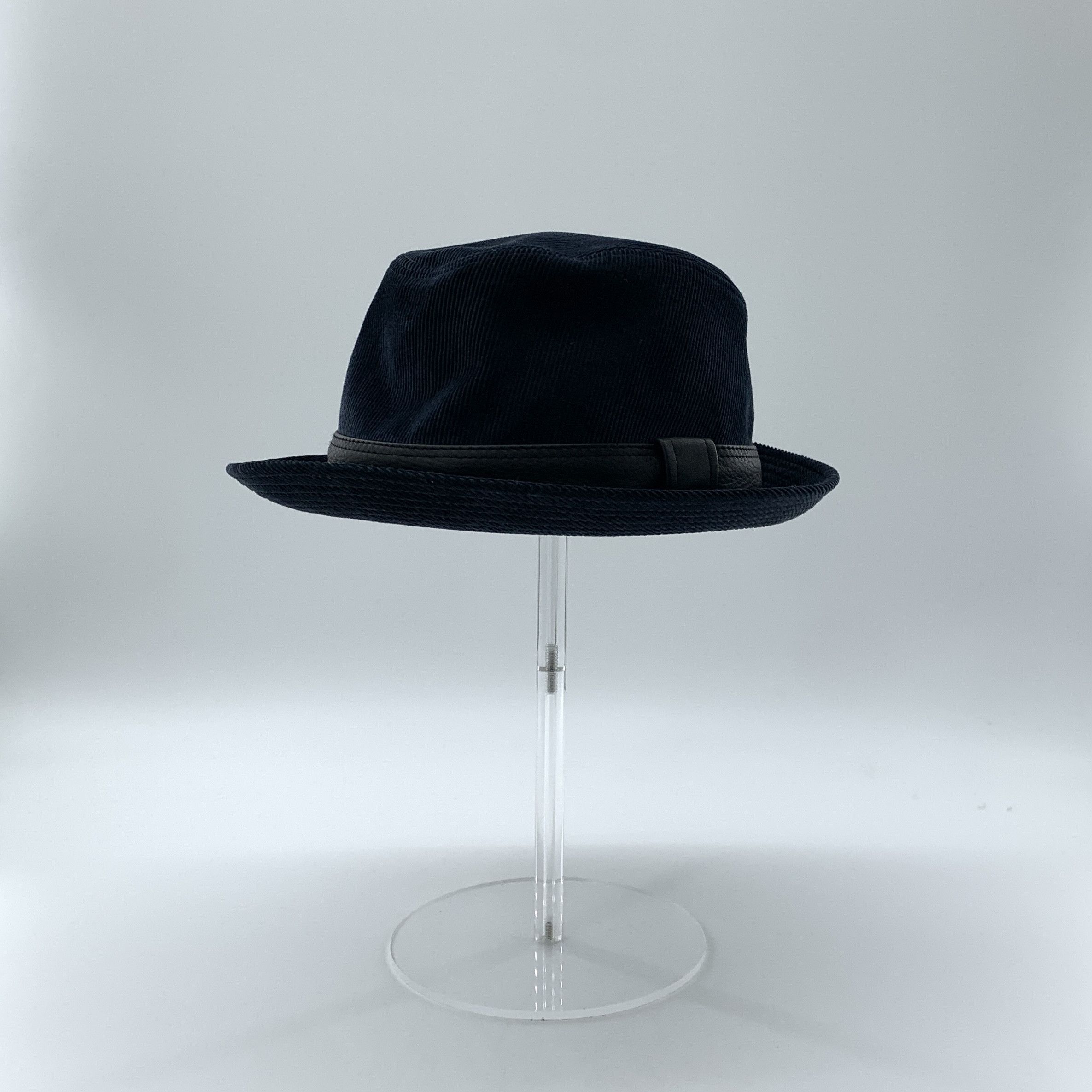 Hermes Hermes Corduroy Bucket Hat Navy (60 cm) Size ONE SIZE - 2 Thumbnail
