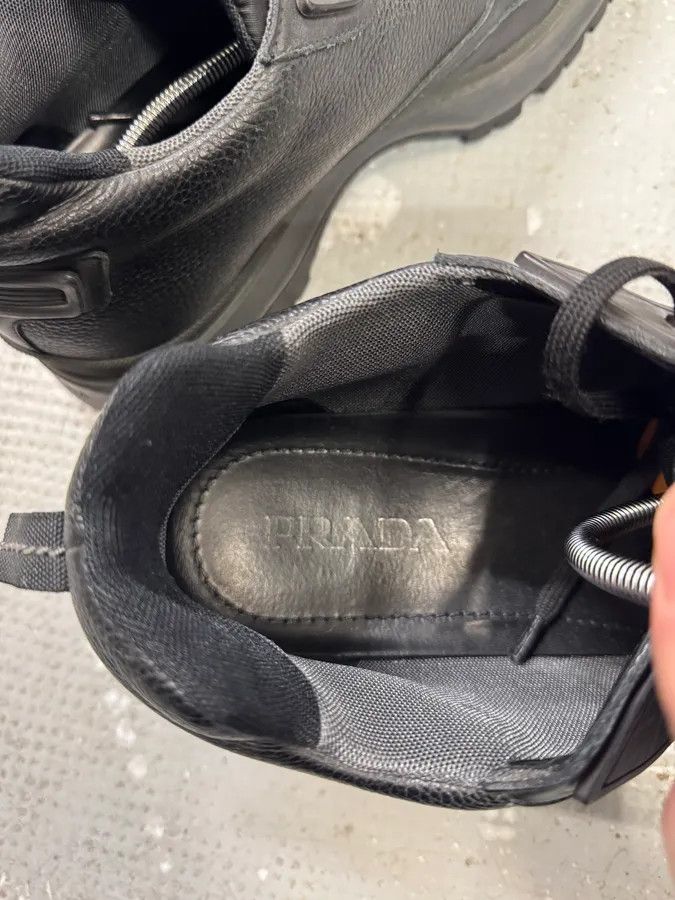 2000s Prada Black Leather Premium Archive Boots