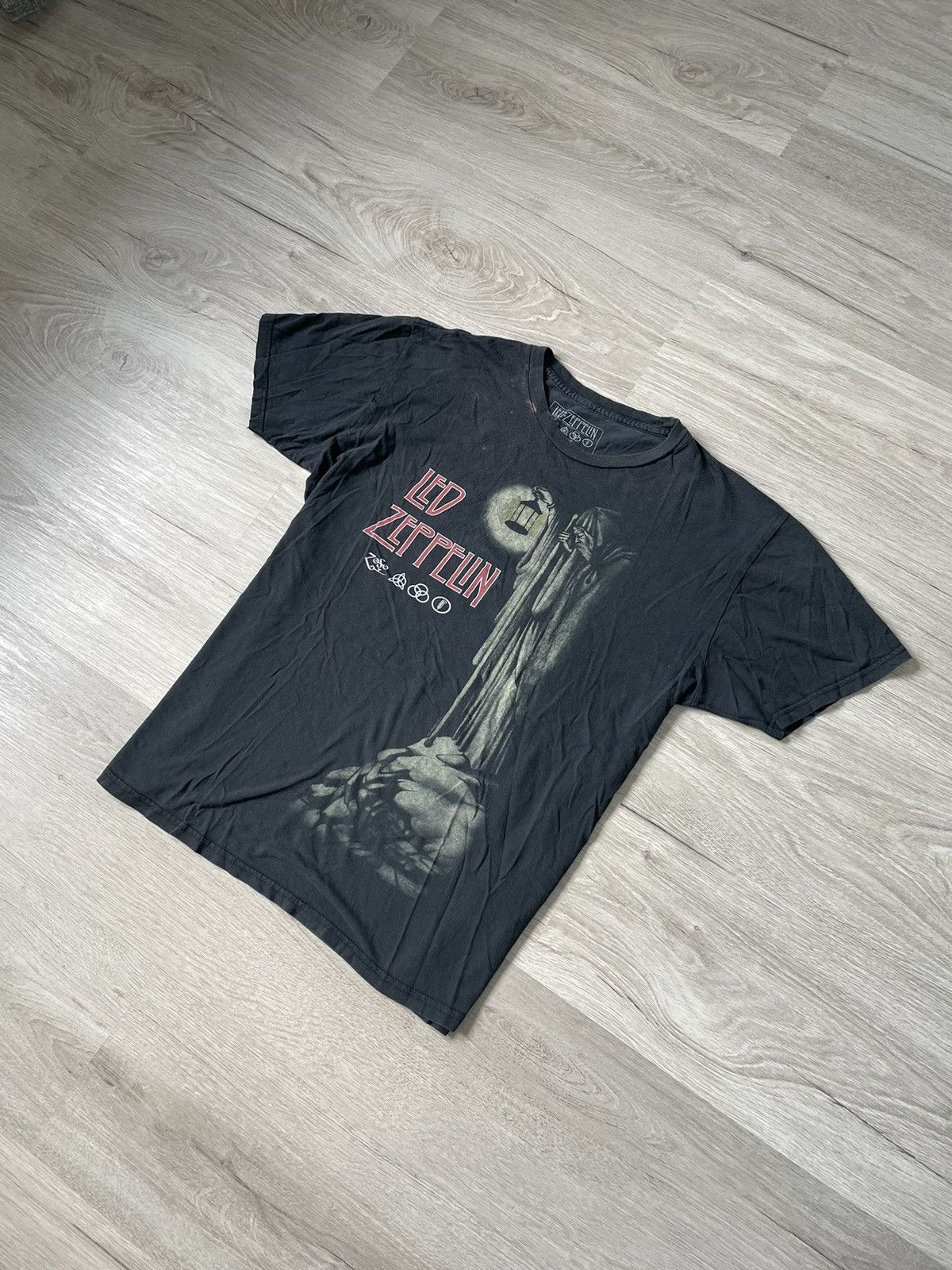 Japanese Brand × Led Zeppelin × Vintage Men's Shirt Led Zeppelin Rock Size US L / EU 52-54 / 3 - 3 Thumbnail