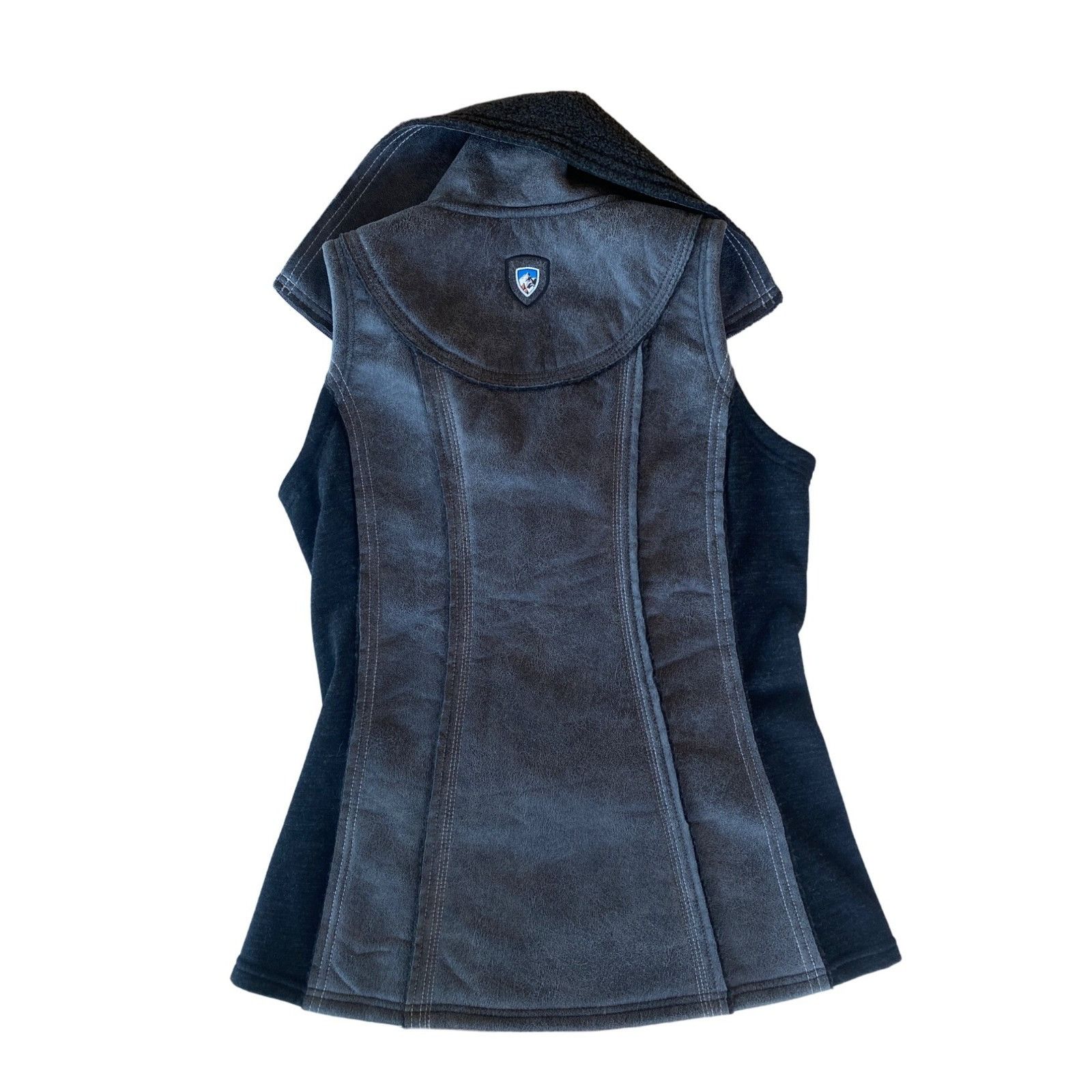 Kuhl NWT KUHL Women's S Raven Gray Black Dani Sherpa Vest Italian Size S / US 4 / IT 40 - 13 Thumbnail