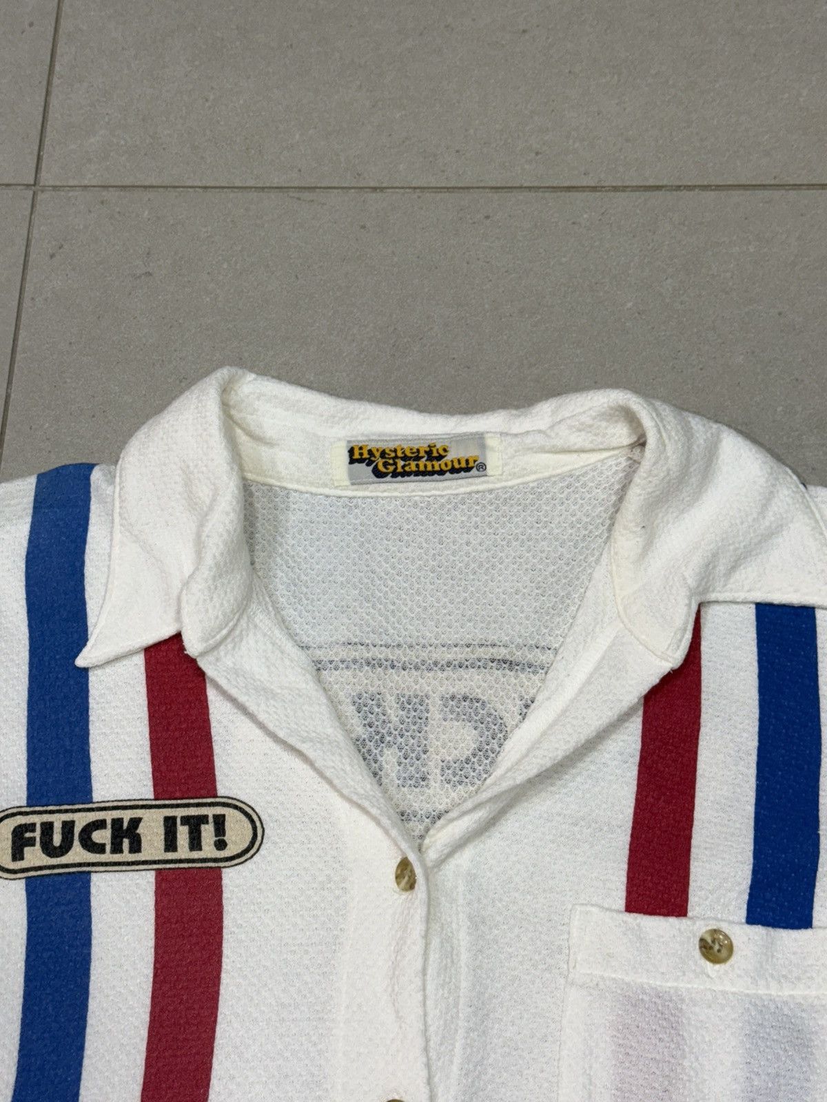 Hysteric Glamour 90s Hysteric Glamour FUCK IT shirt Size S / US 4 / IT 40 - 4 Thumbnail