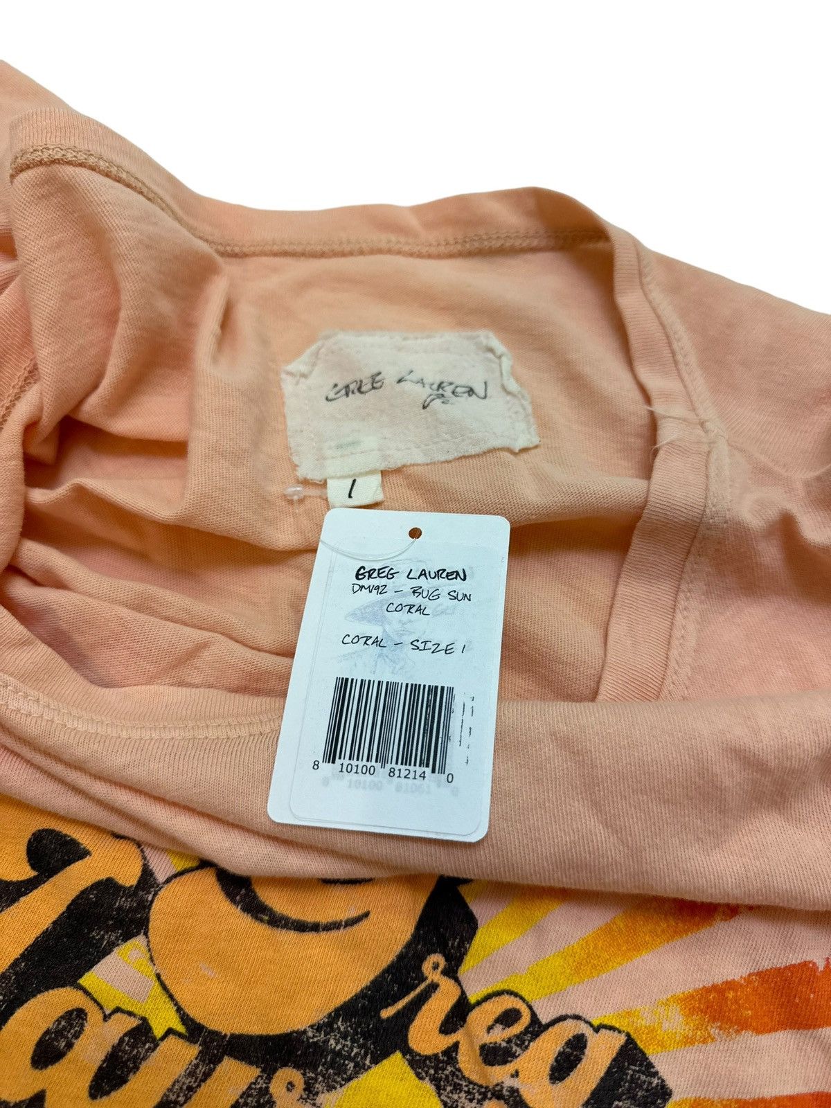 Greg Lauren Sz1 Big Sun Pink Vintage Shirt Size US S / EU 44-46 / 1 - 2 Thumbnail