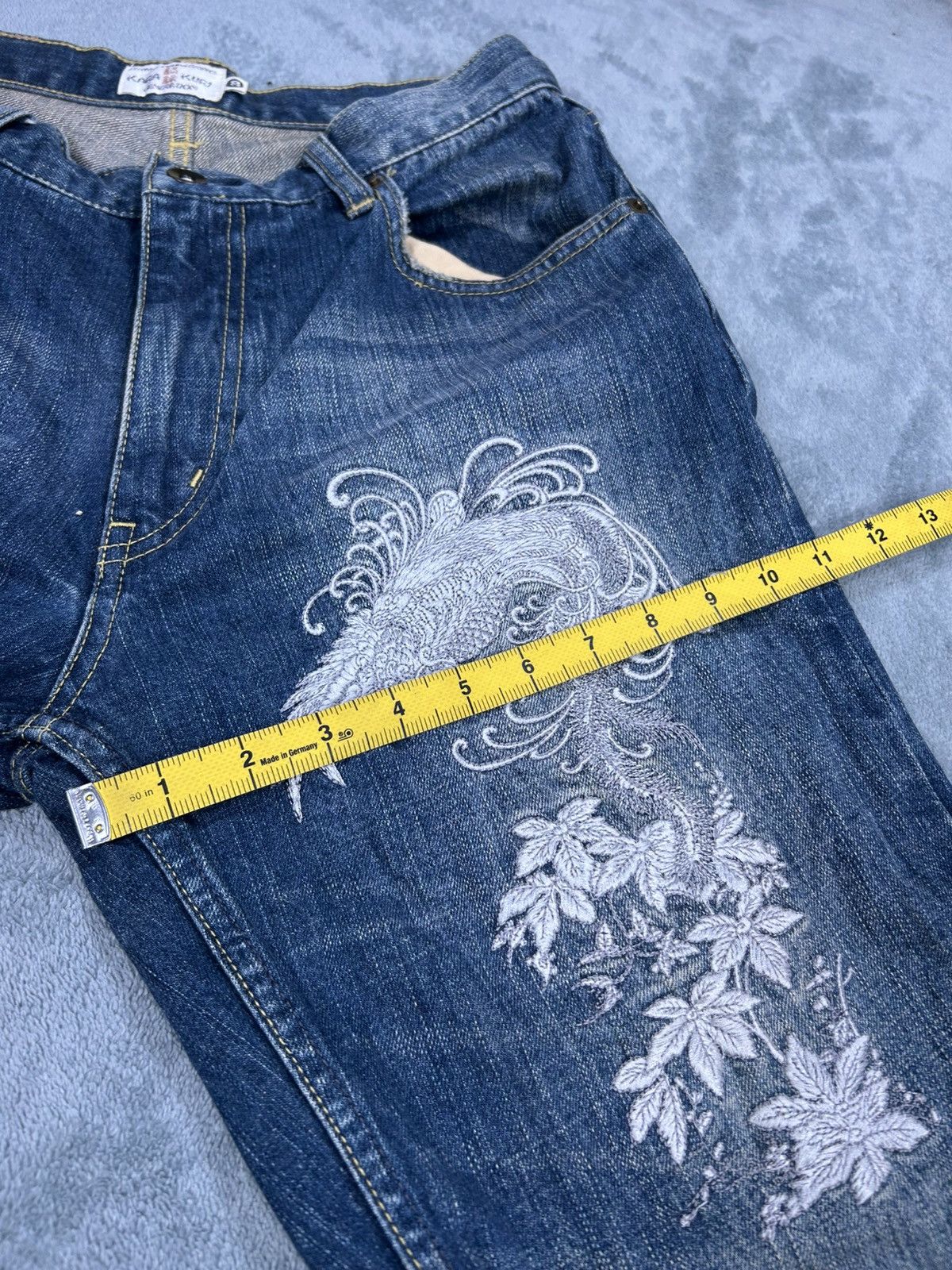 Karakuri Tamashii Karakuri Dragon Denim Jeans Size US 29 - 9 Thumbnail