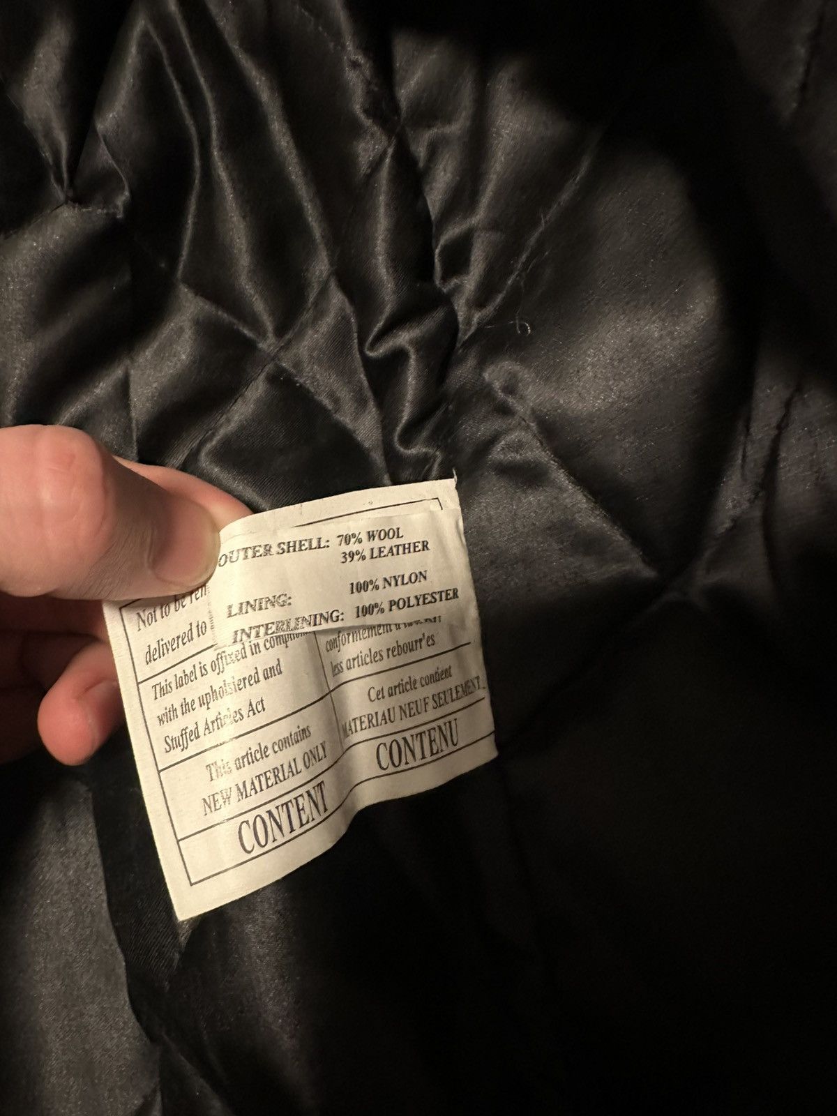 Ferrari Vintage 80s/90s Ferrari Wool/Leather Varsity Jacket Size US L / EU 52-54 / 3 - 7 Thumbnail