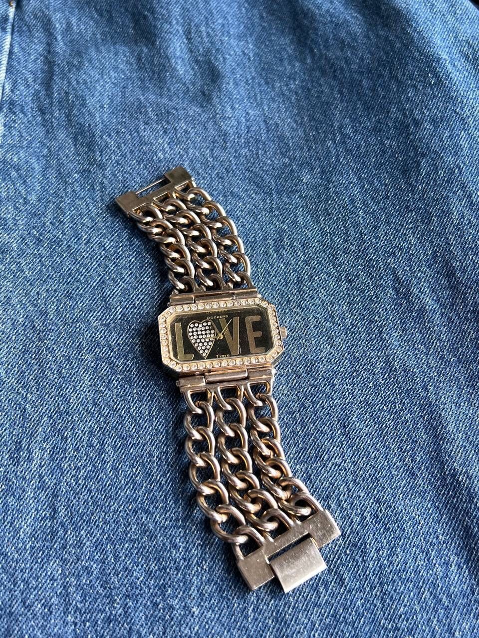 Japanese Brand × Vintage Vintage Japanese style Chain Metal futuristic Watch Bracelet Size ONE SIZE - 6 Thumbnail