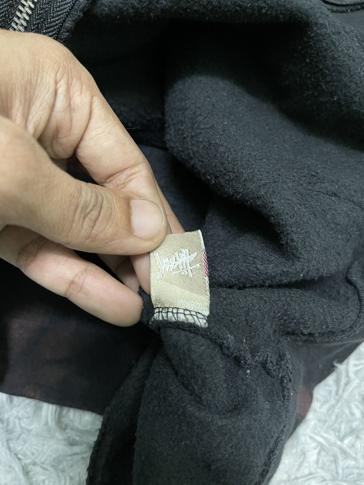 Stussy 2000s STUSSY FADED HOODIE ZIPPER Size US XXL / EU 58 / 5 - 11 Thumbnail