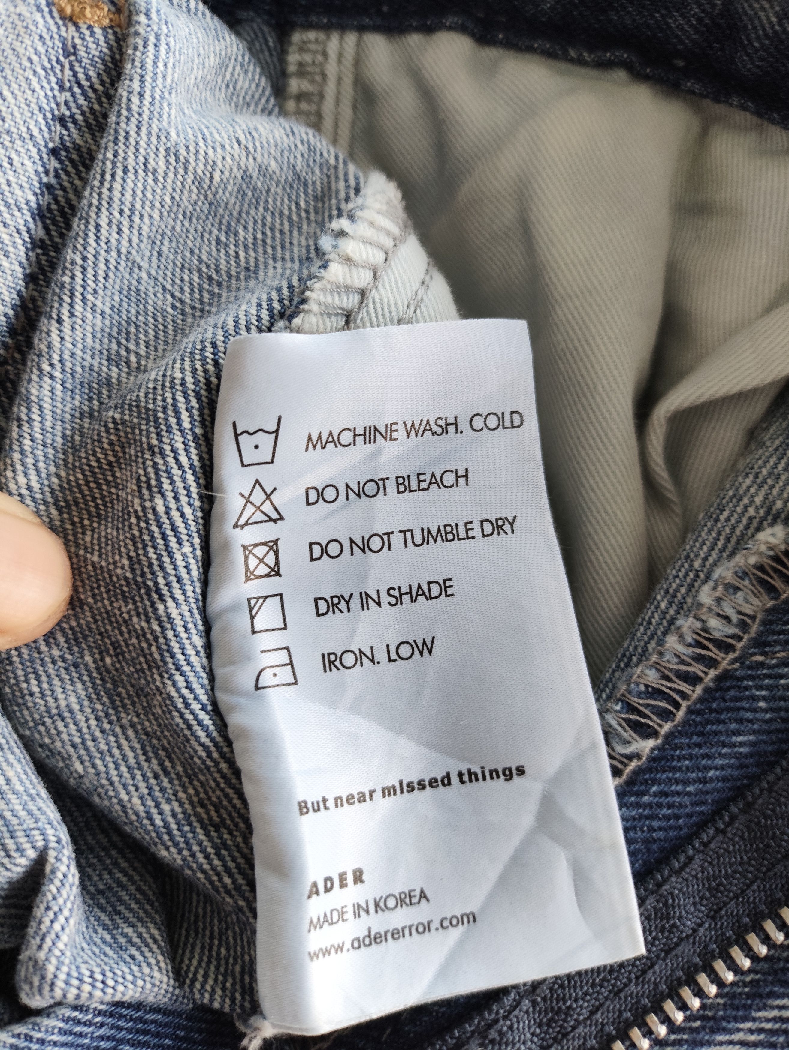 Ader Error Ader Erorr Denim Jeans Size 24" / US 00 / IT 34 - 8 Thumbnail
