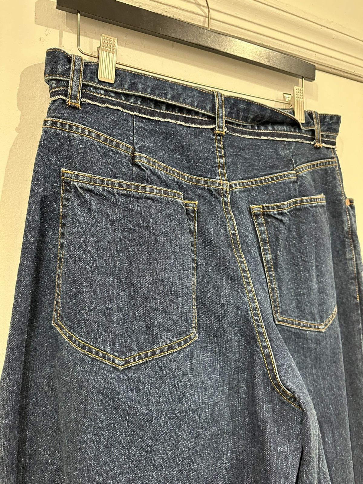 Sacai Sacai Wide Leg Pants with Belt Size 32 Size US 32 / EU 48 - 9 Thumbnail